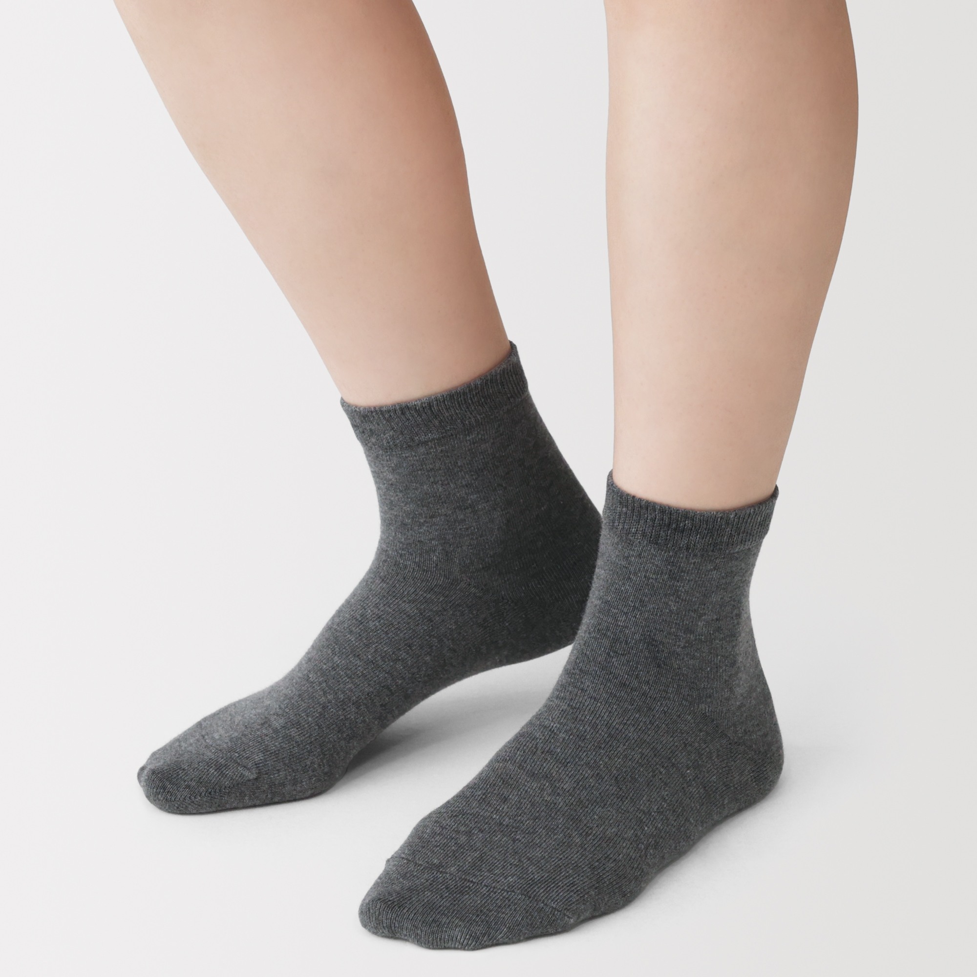 W's Right angle loose top 3 layer short socks