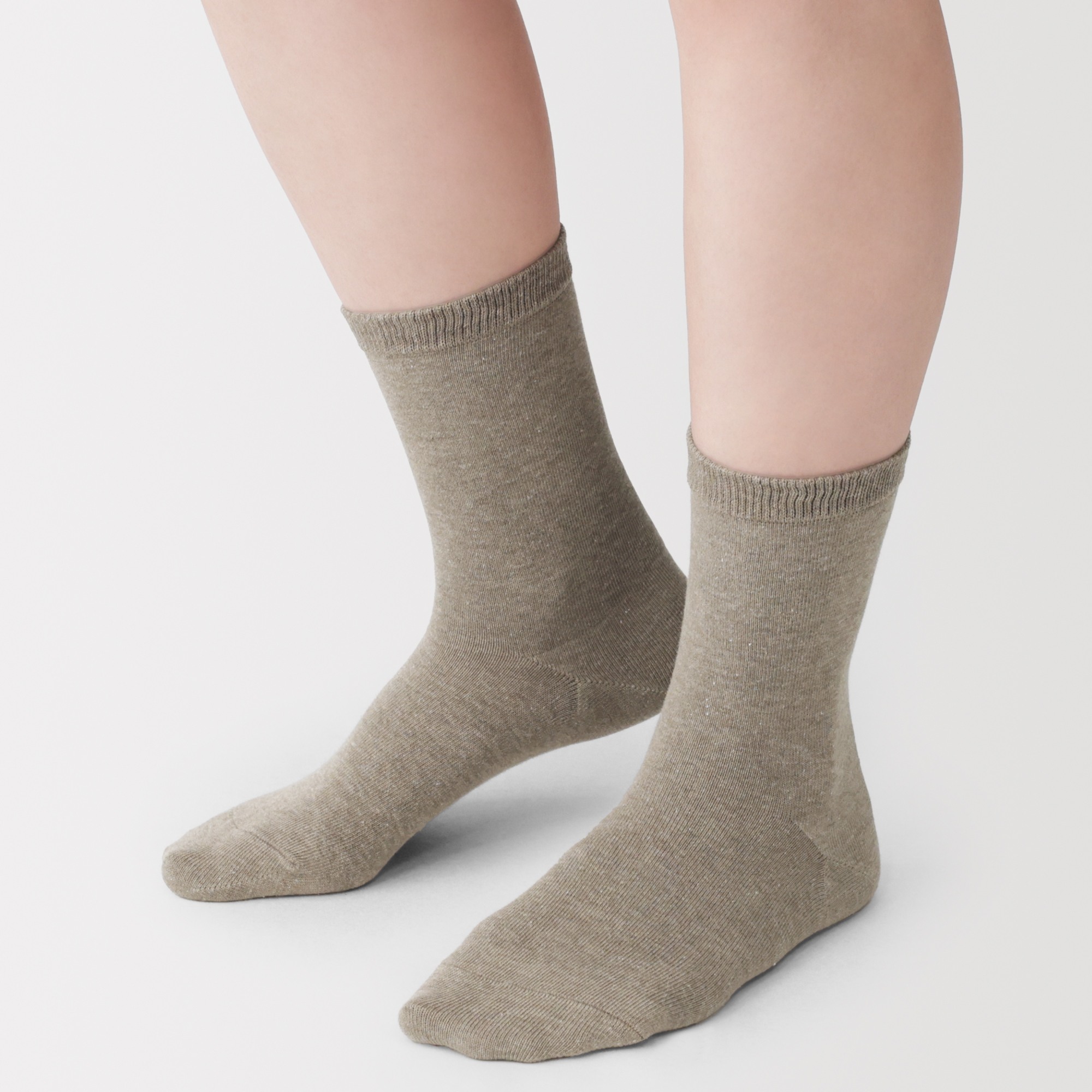 W's Right angle loose top 3 layer socks(Reclaimed cotton)