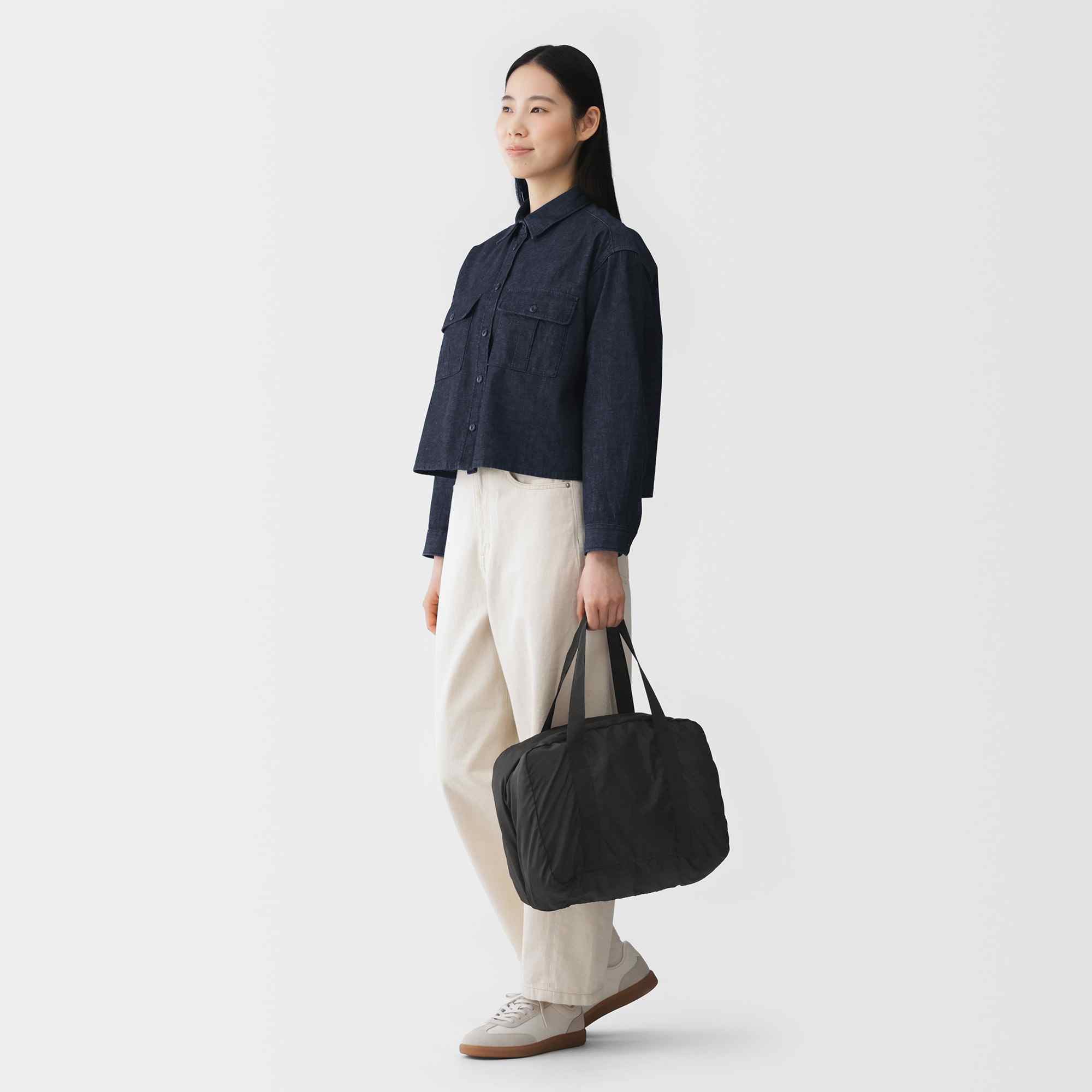 Pocketable convenient for travel boston bag