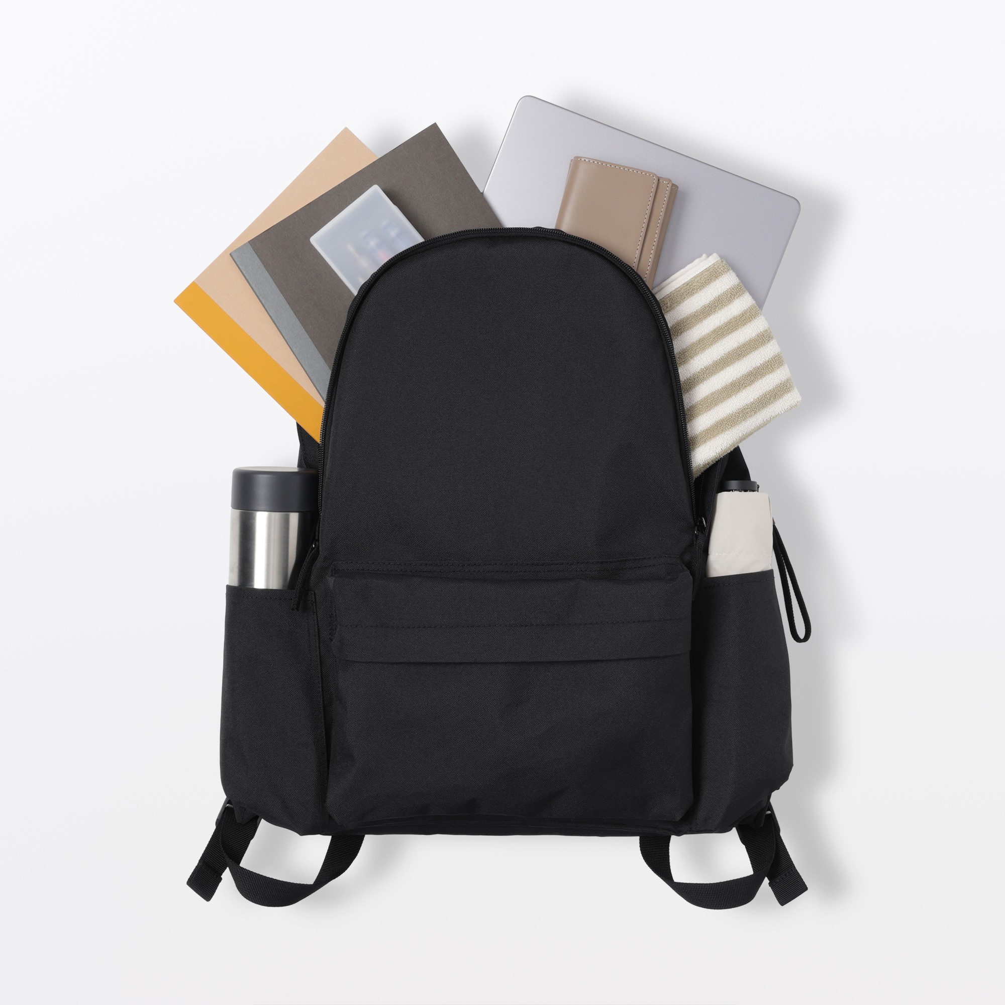 Fatigue reduction water repellent backpack
