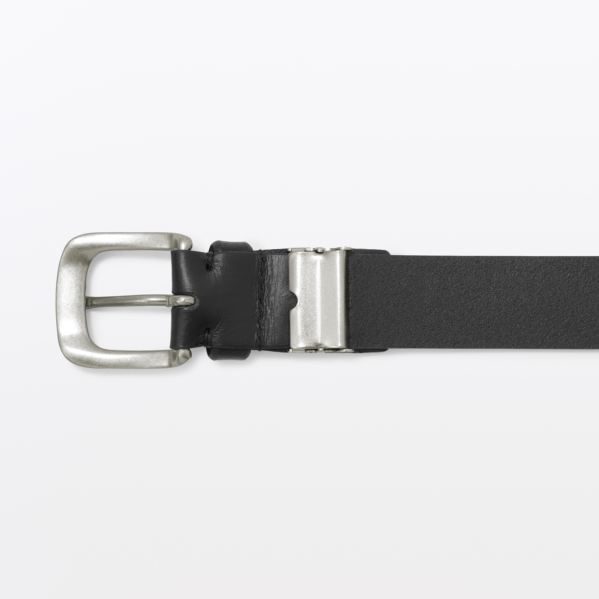 Vegetable tanned leather adjustable belt medium