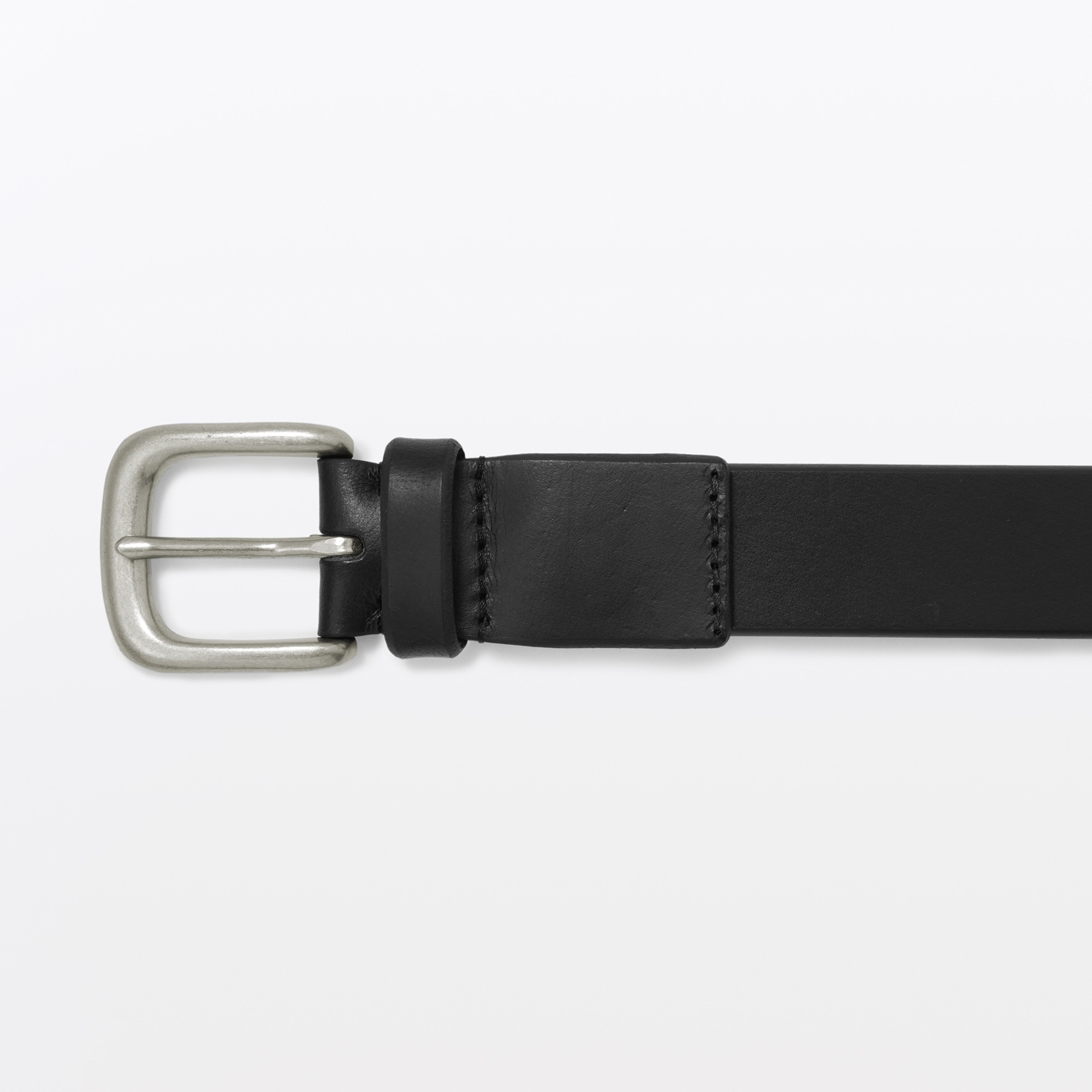 Vegetable tanned leather adjustable belt medium