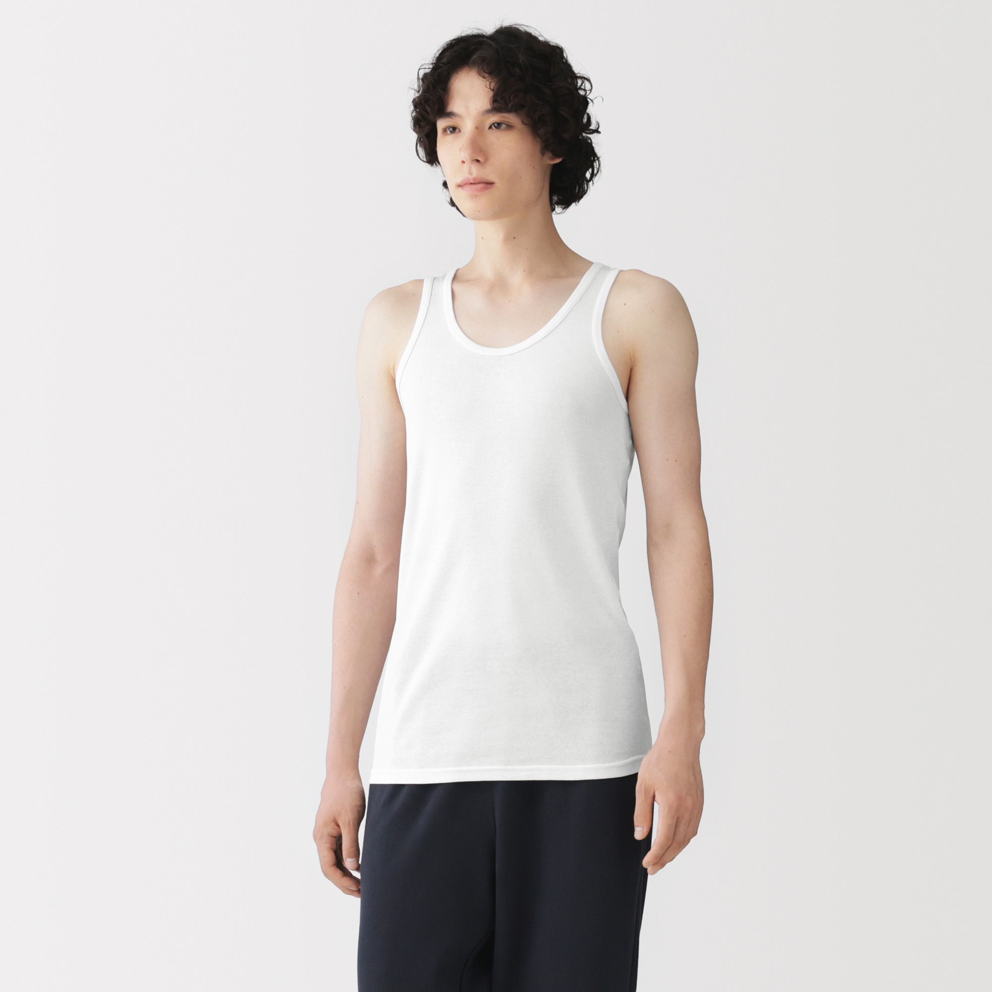 M's Moisture wicking cotton tank top(OS)
