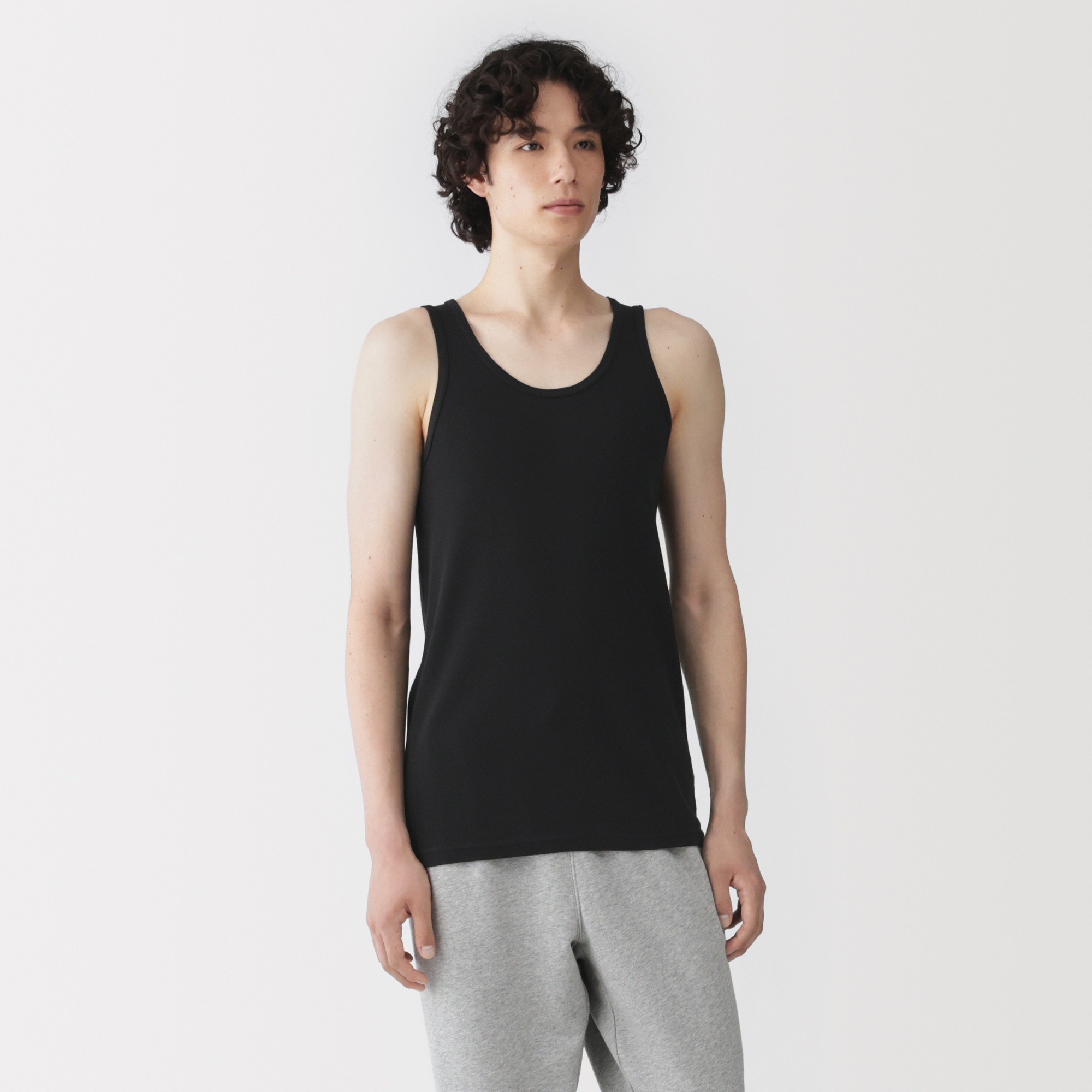 M's Moisture wicking cotton tank top(OS)
