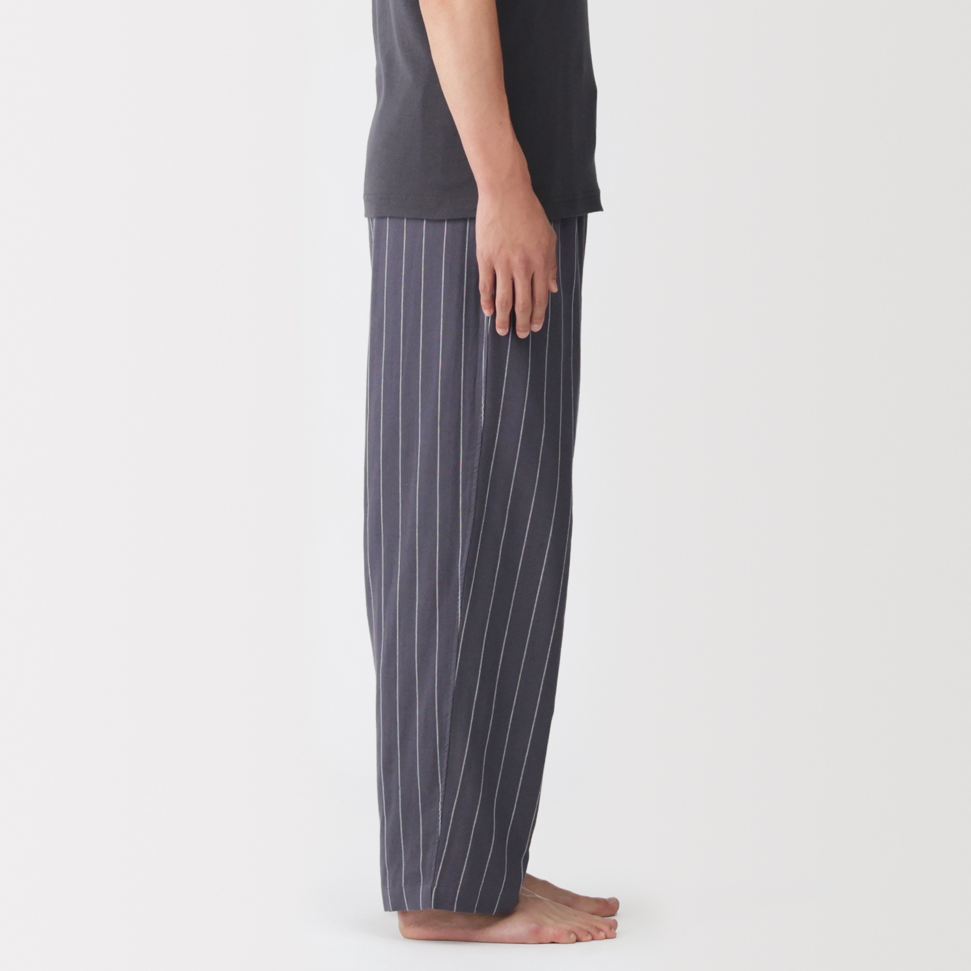 M's Double gauze room long pants