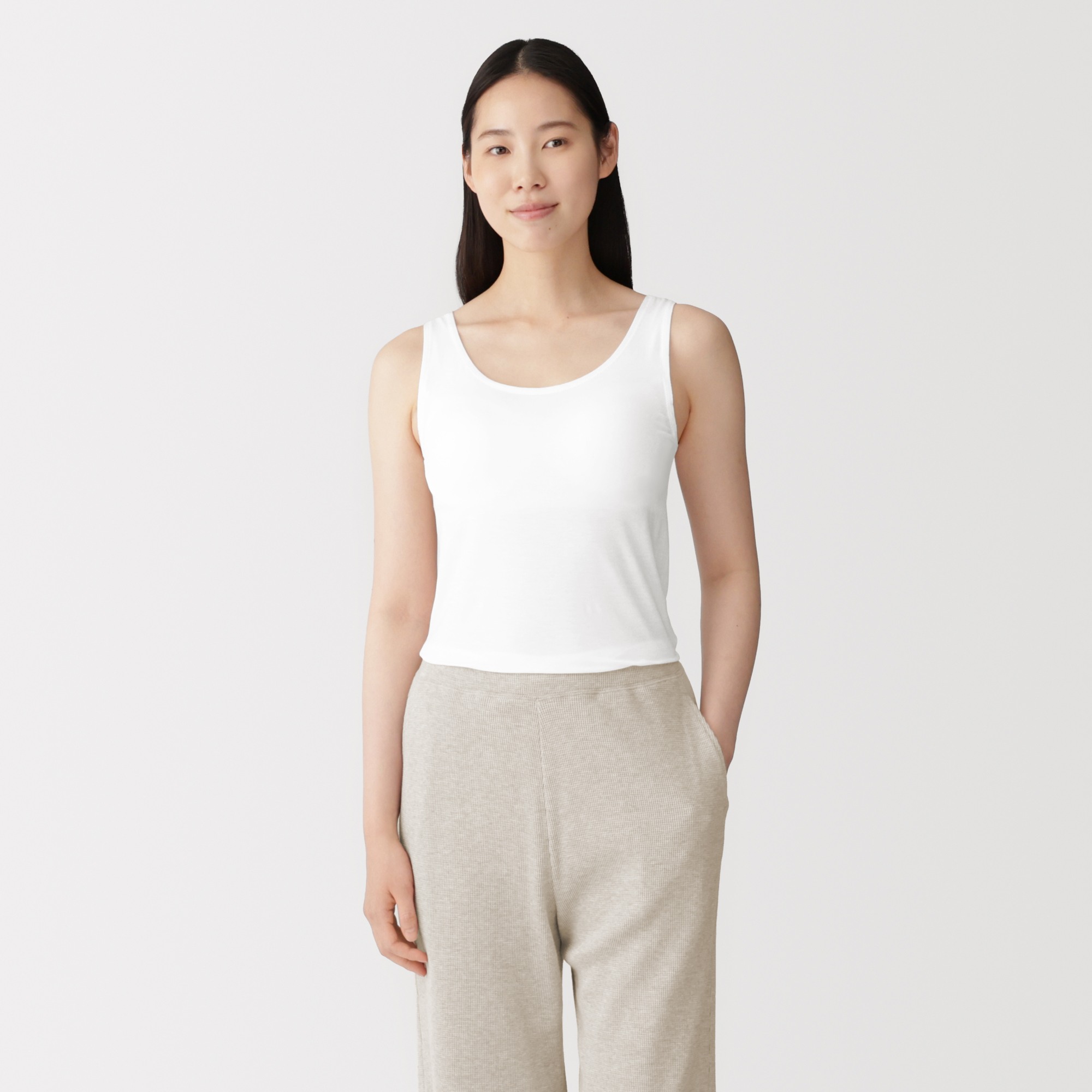 W's Lyocell blended bra tank top