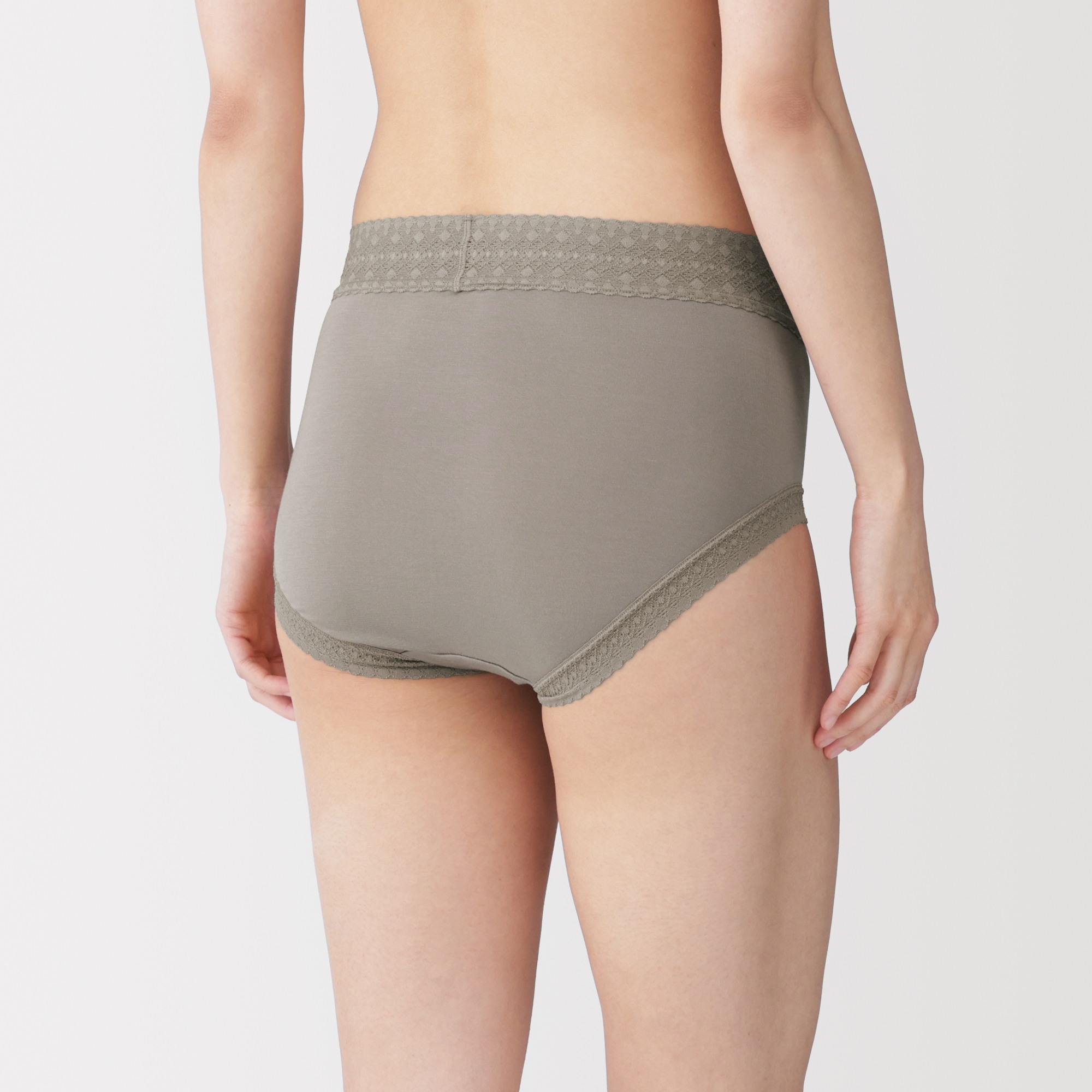 W's Lyocell blended high-rise laced shorts