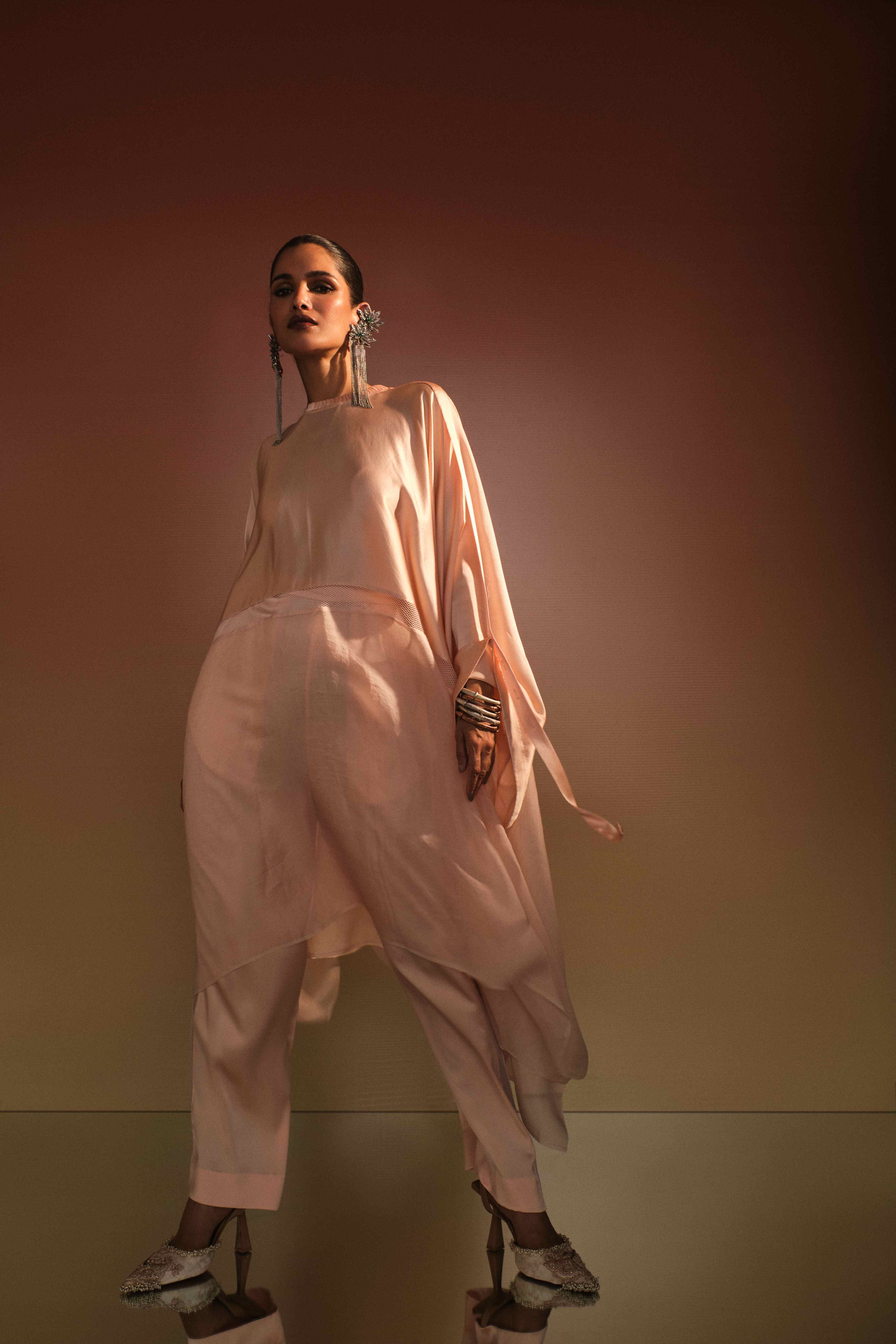 CAPE  WITH TROUSER