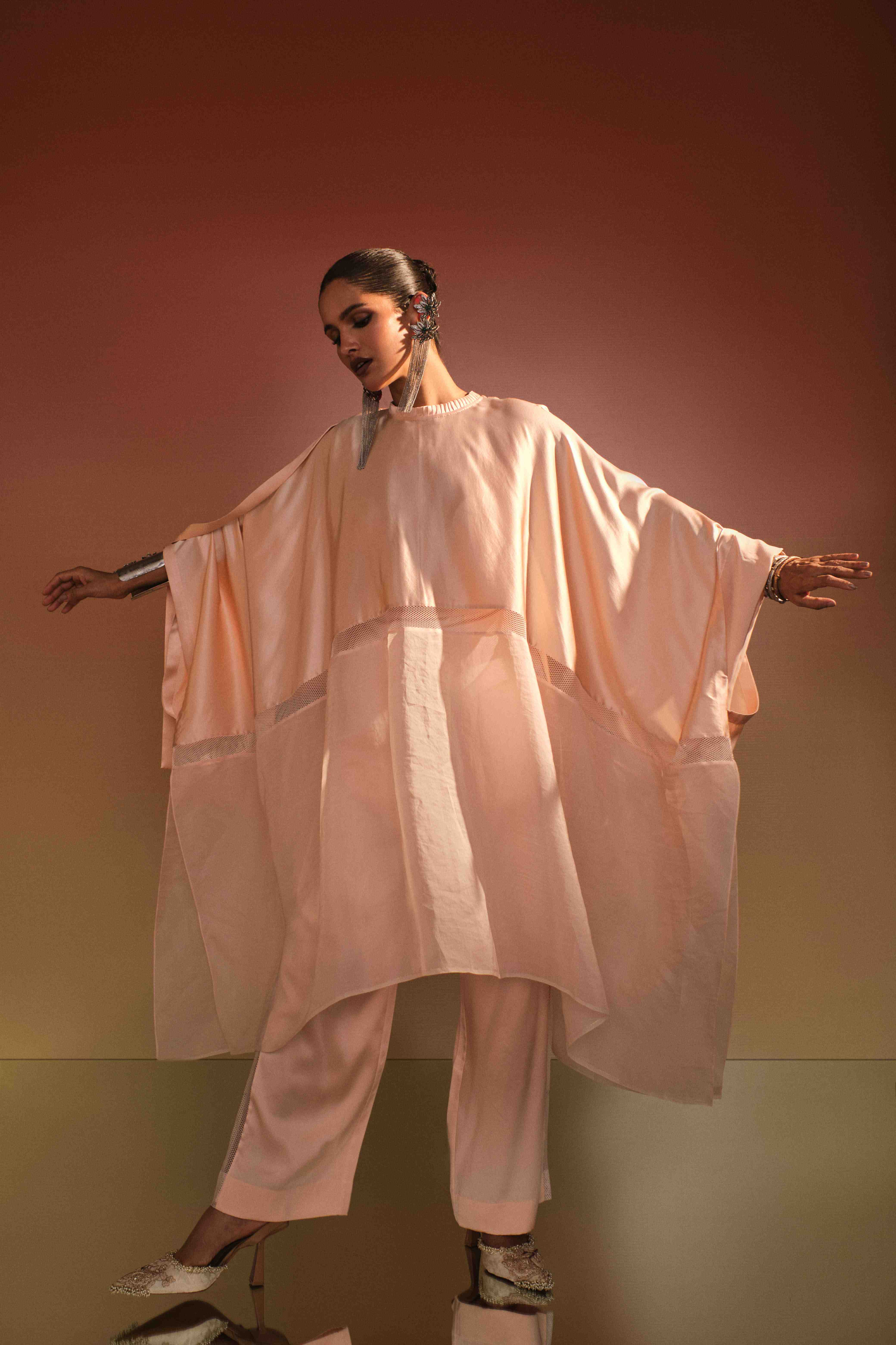 CAPE  WITH TROUSER
