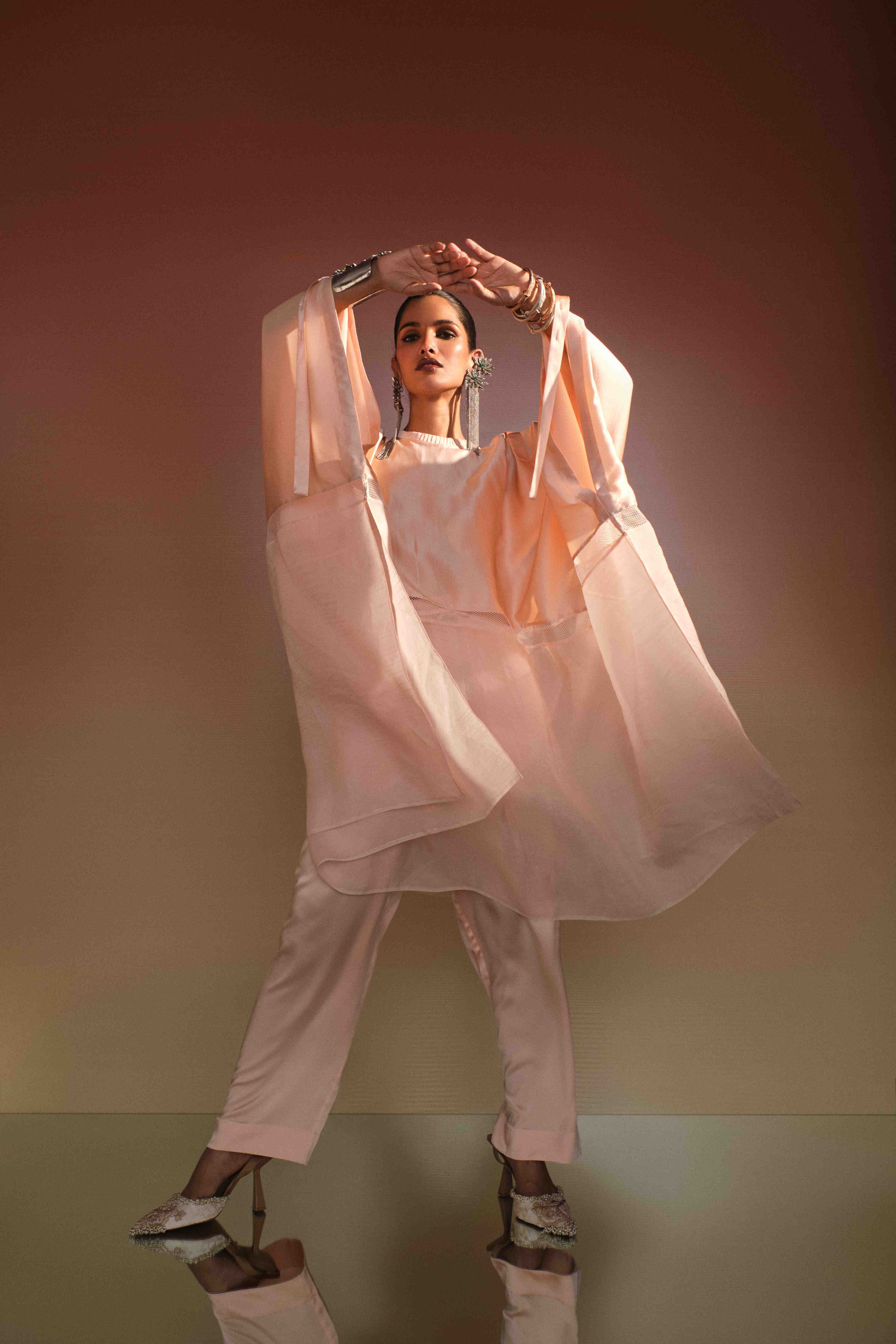 CAPE  WITH TROUSER