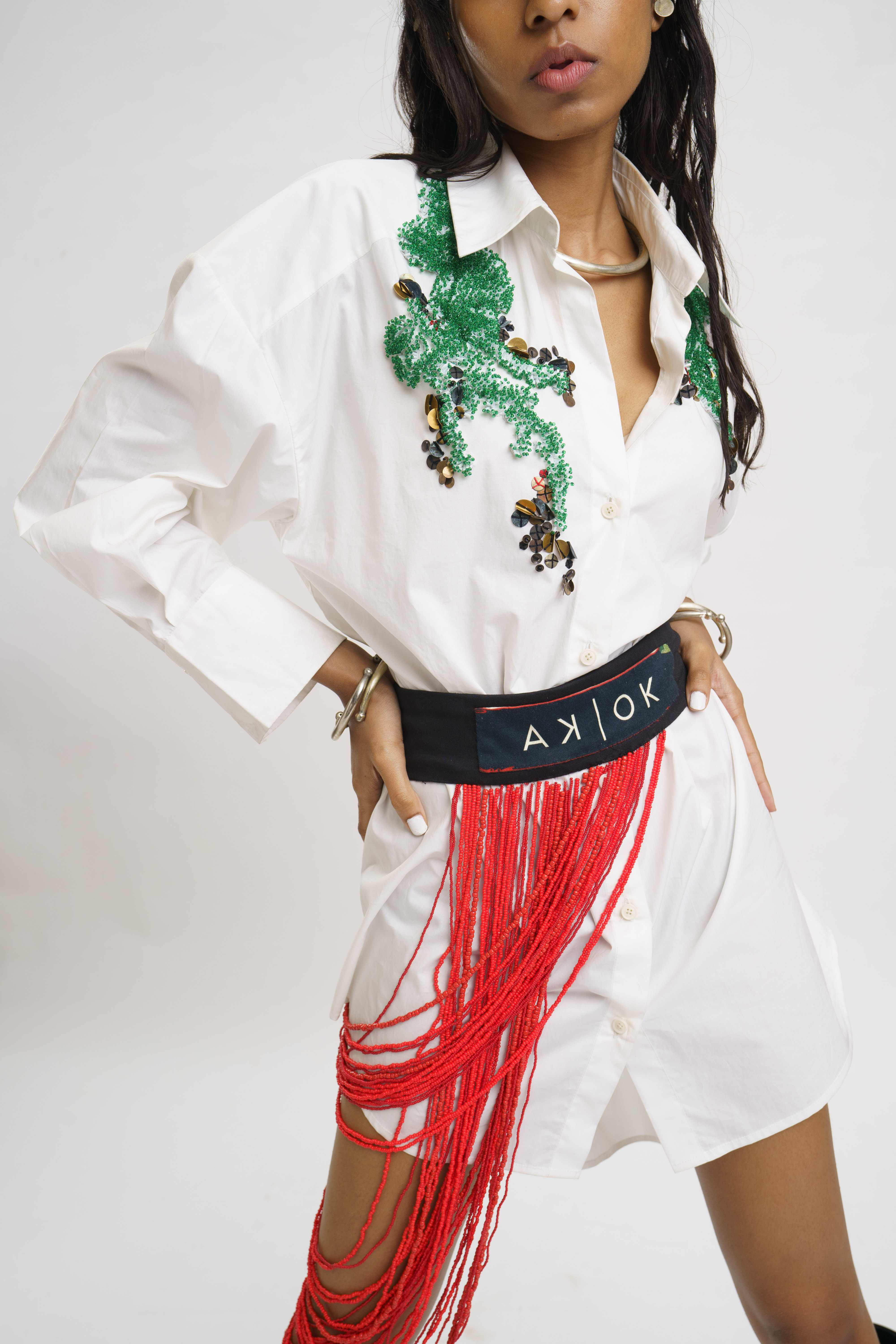 Highlow shirt dress