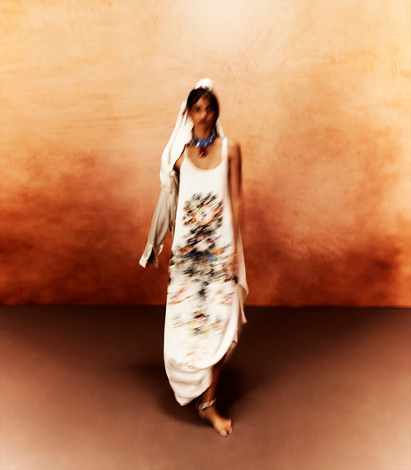 Slip Dress with Long Jacket