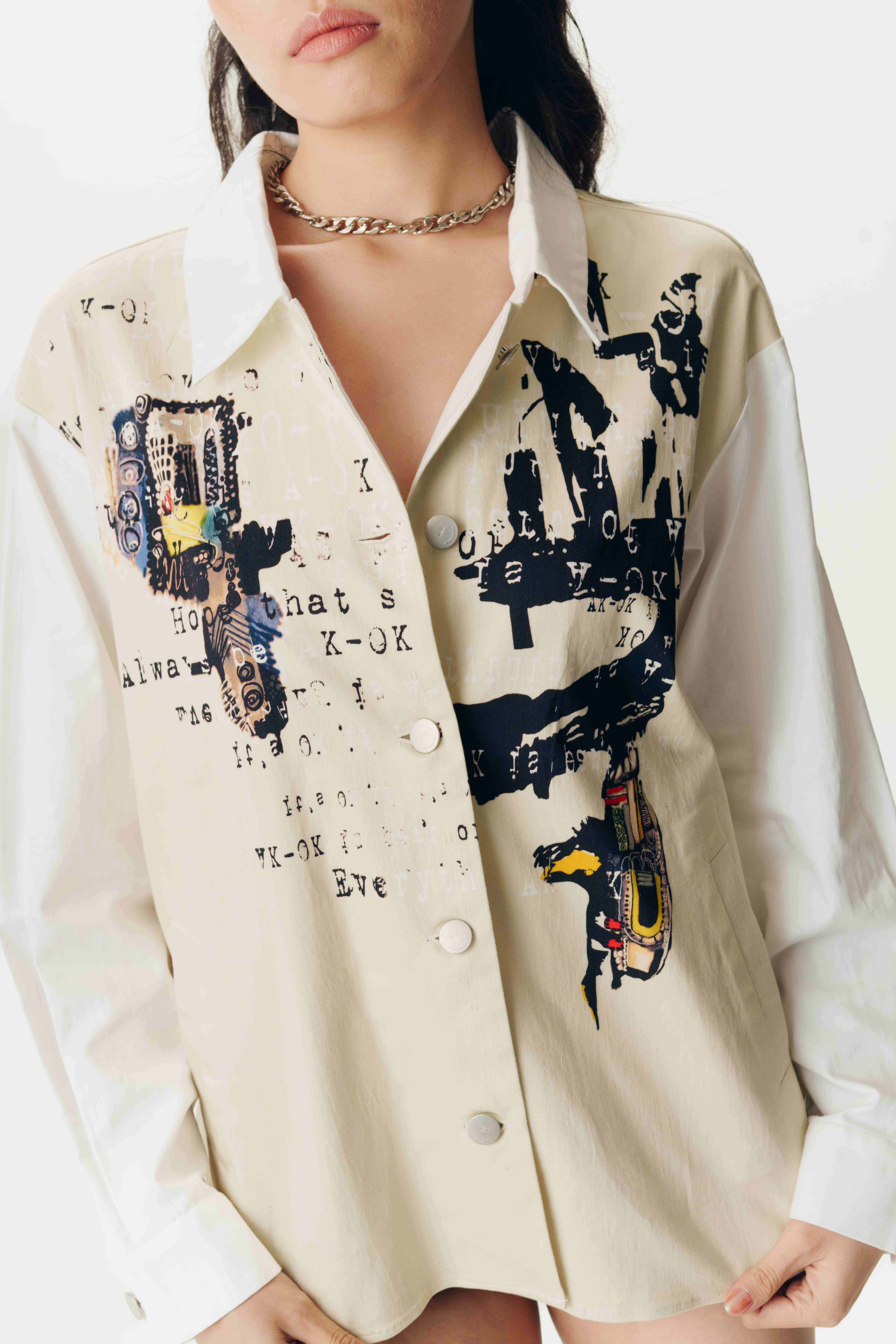 Printed Shacket