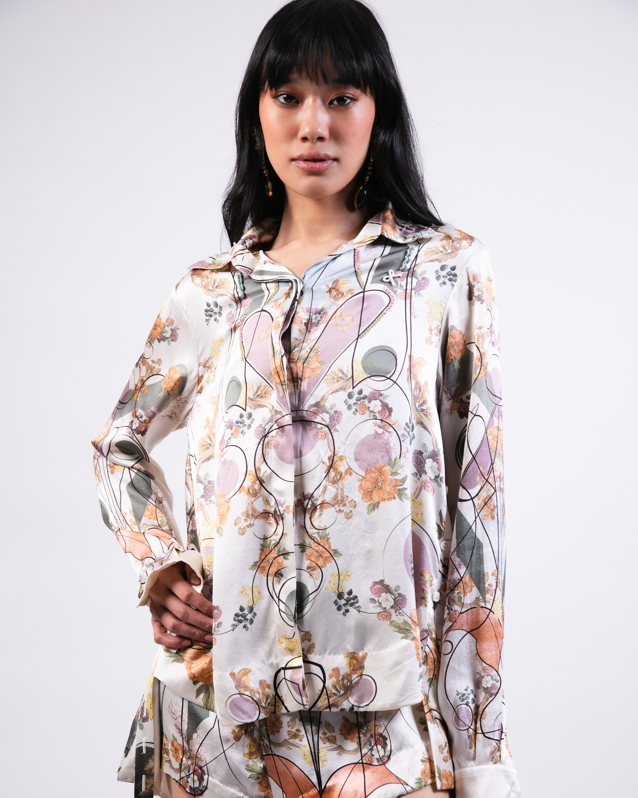 Printed Silk Shirt
