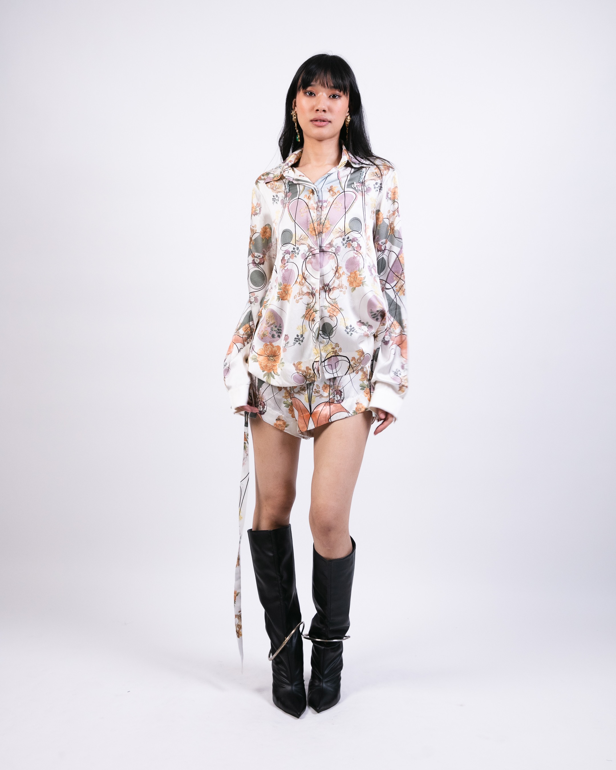 Printed Silk Shirt
