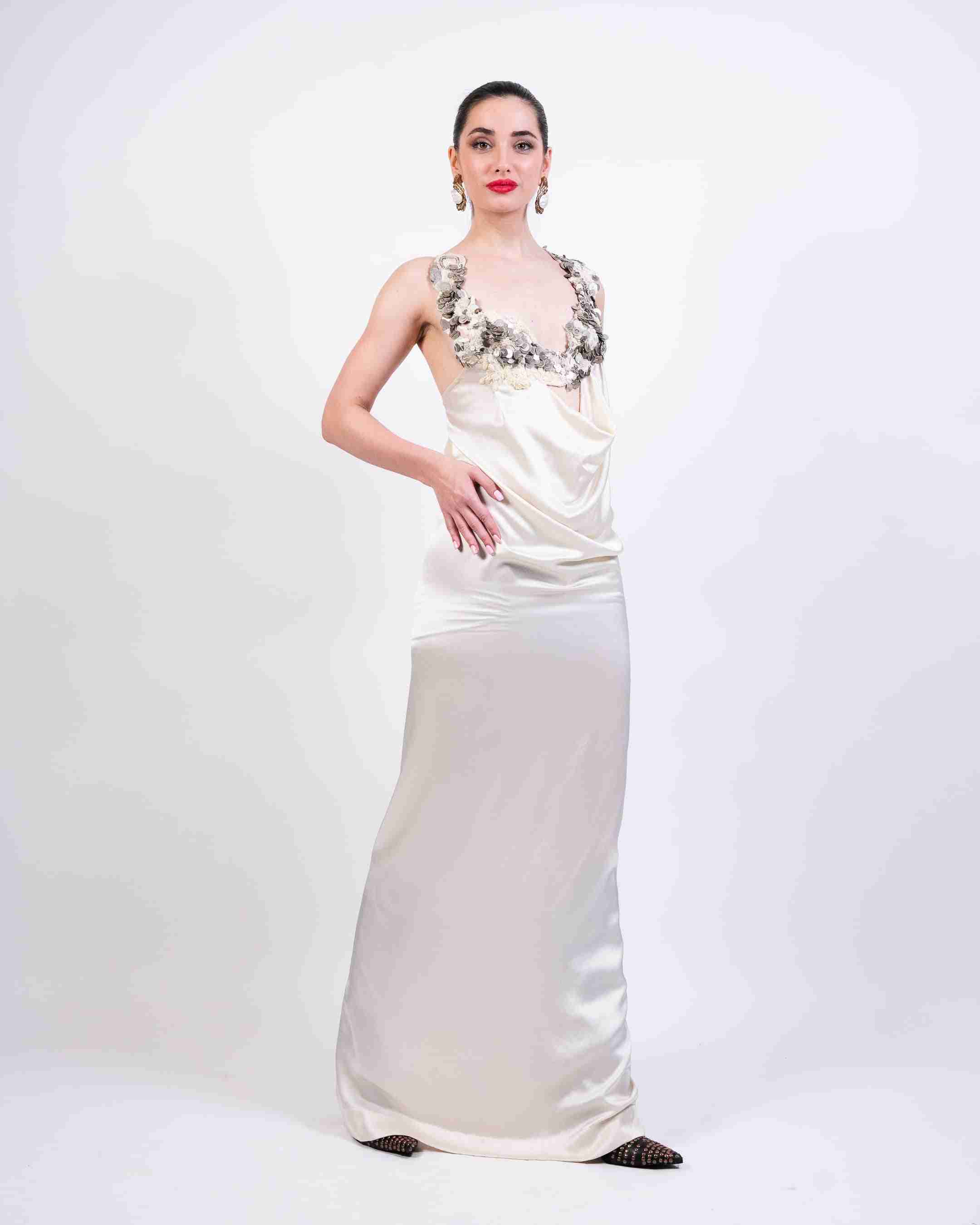 Cocktail Dress with Lace Detailing