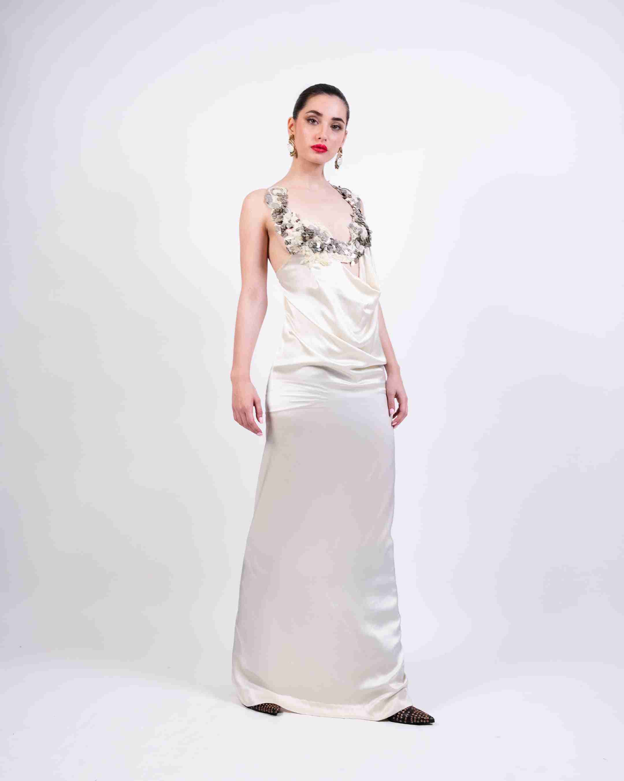Cocktail Dress with Lace Detailing