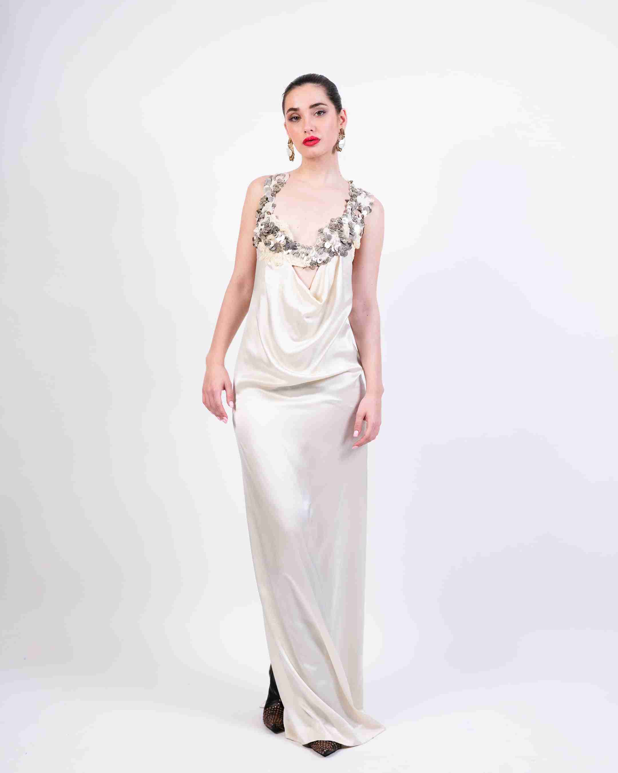 Cocktail Dress with Lace Detailing