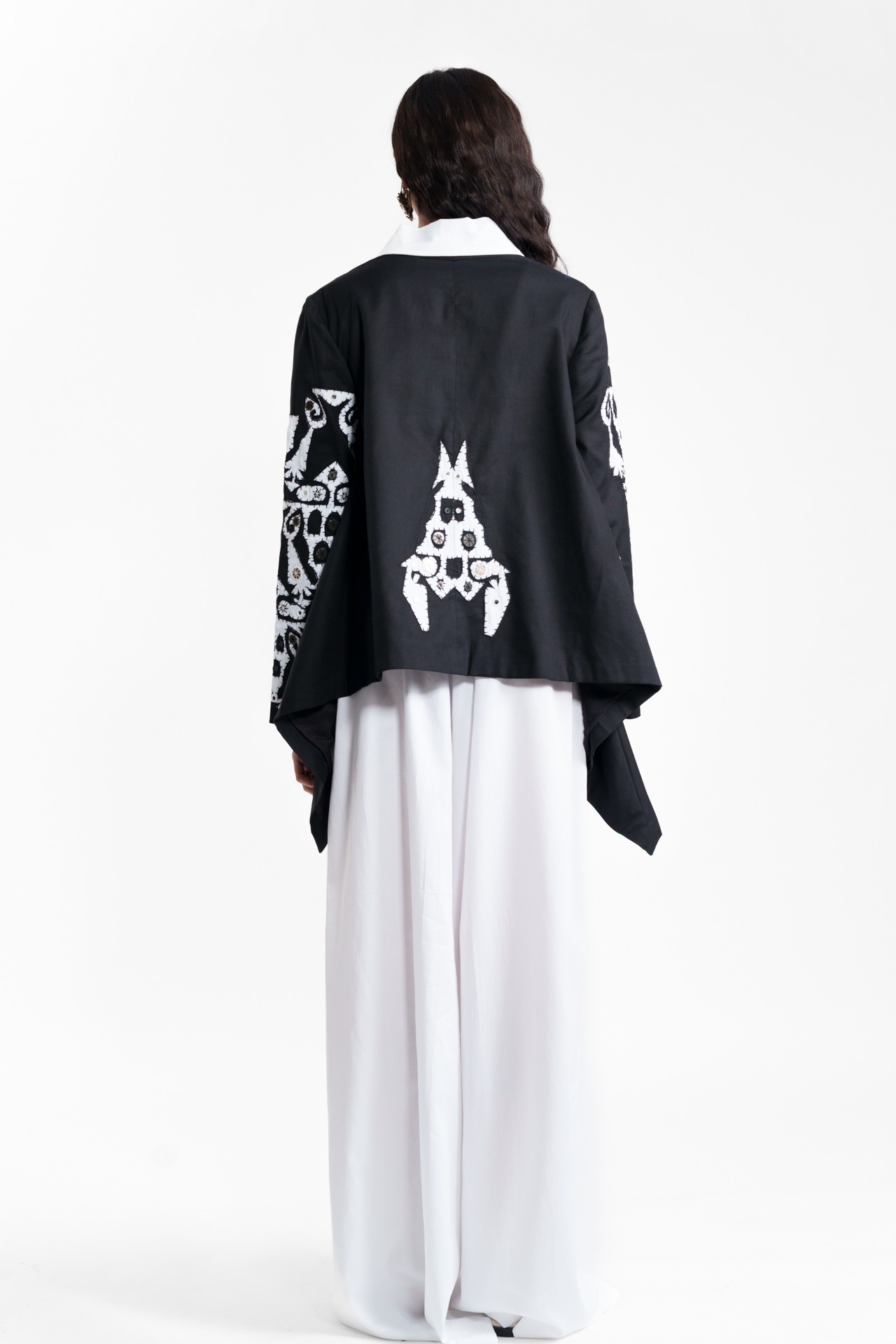 Appliqué Wrap Jacket