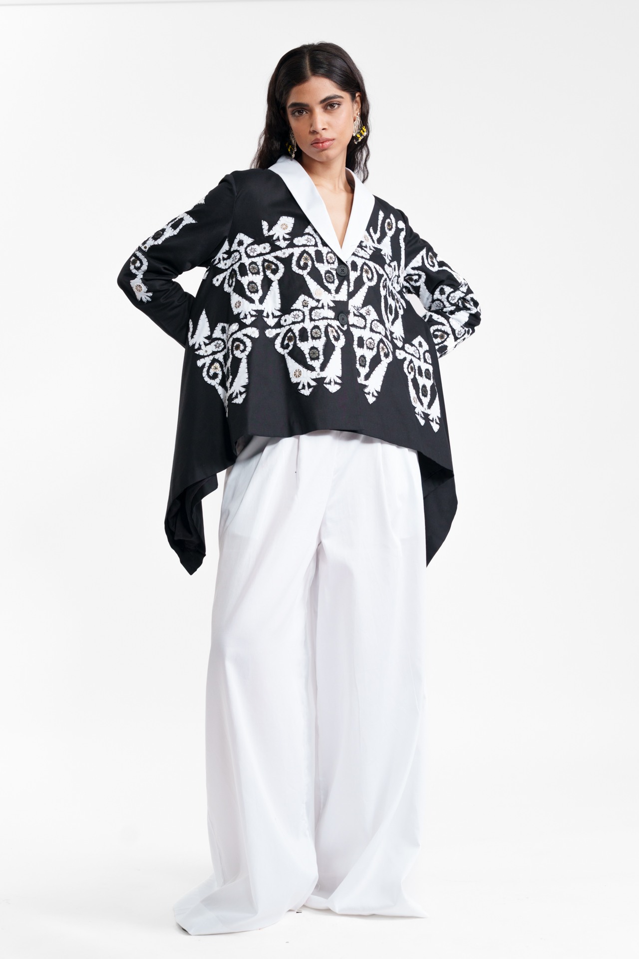 Appliqué Wrap Jacket