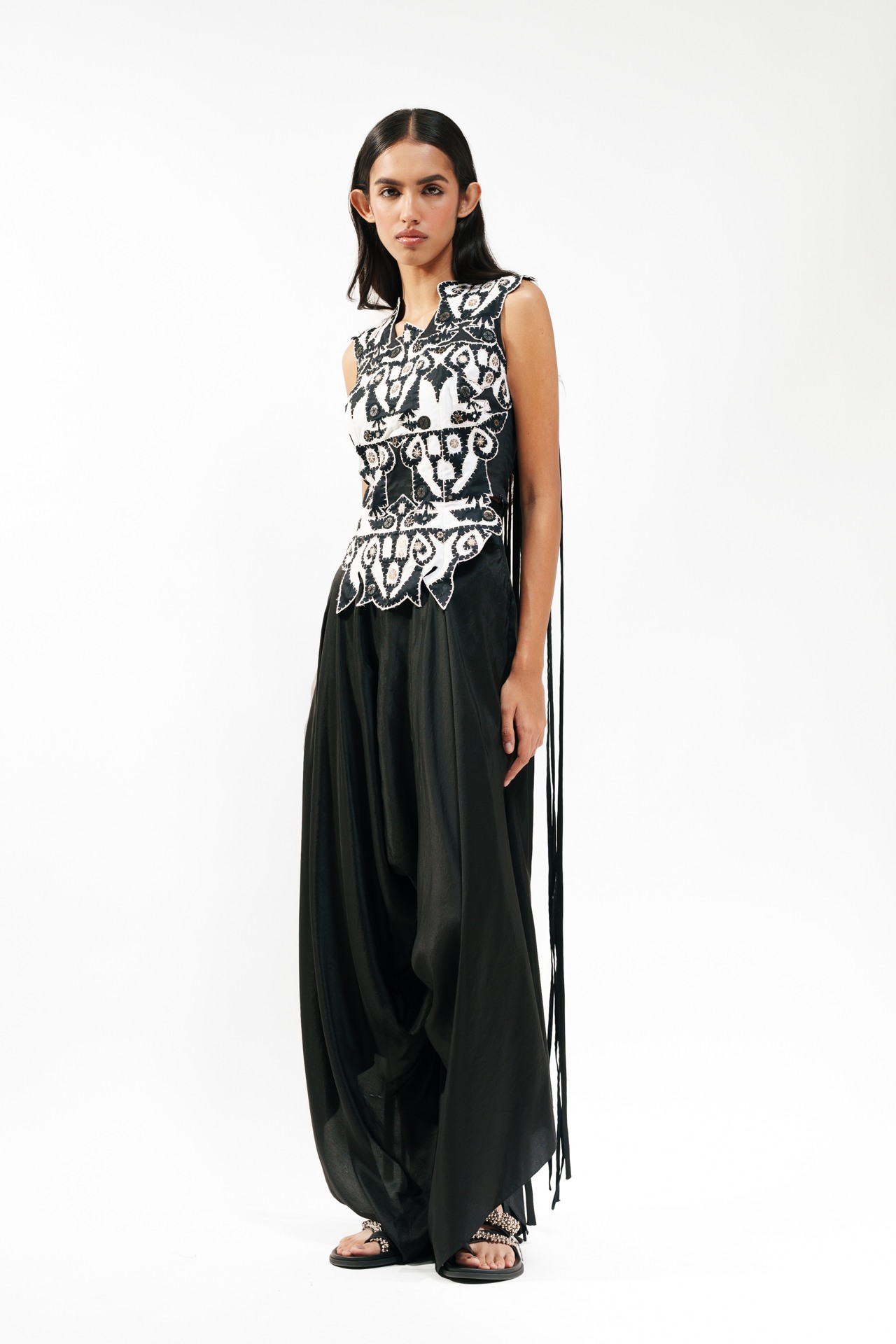 Appliqué Top and Trouser Set