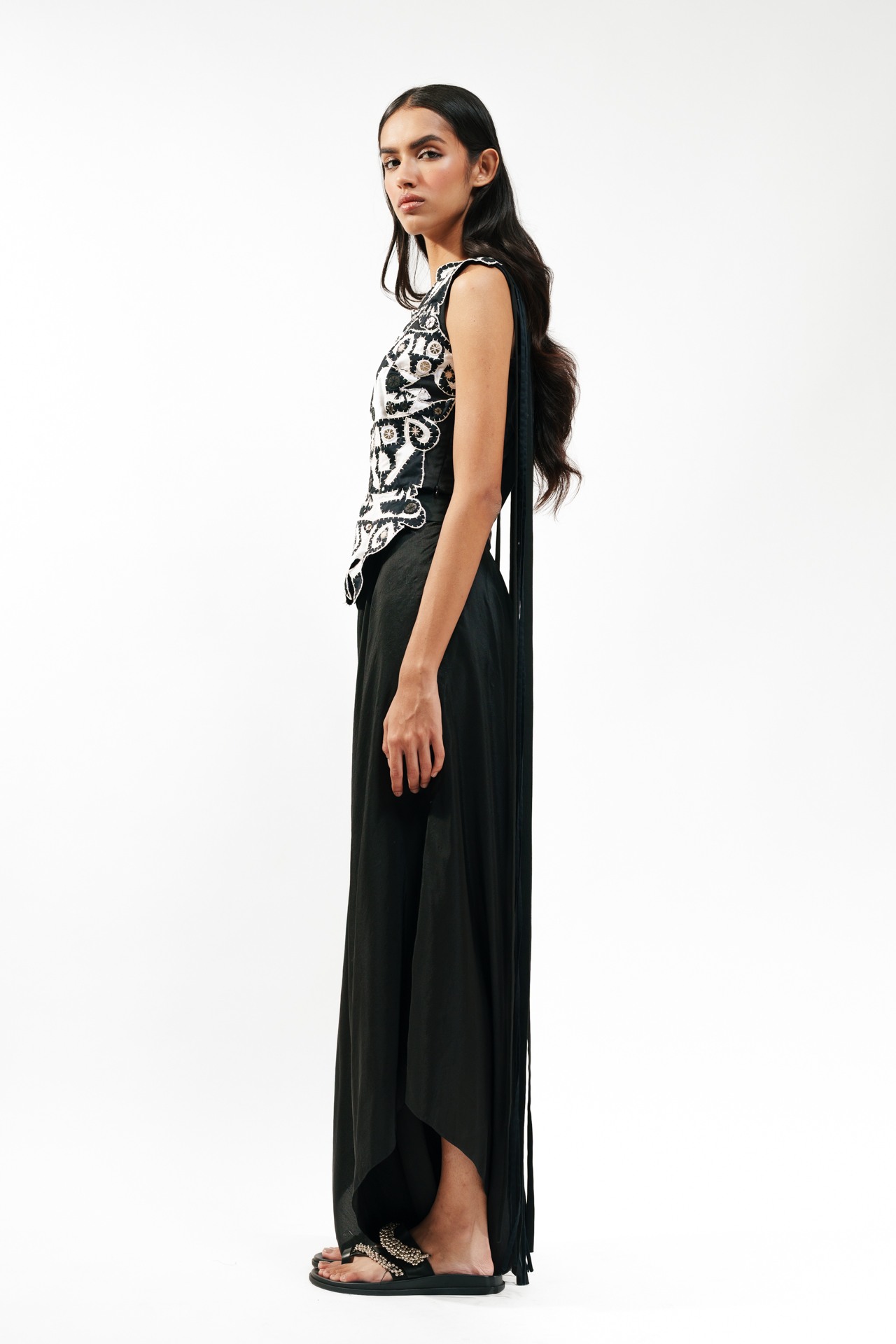 Appliqué Top and Trouser Set