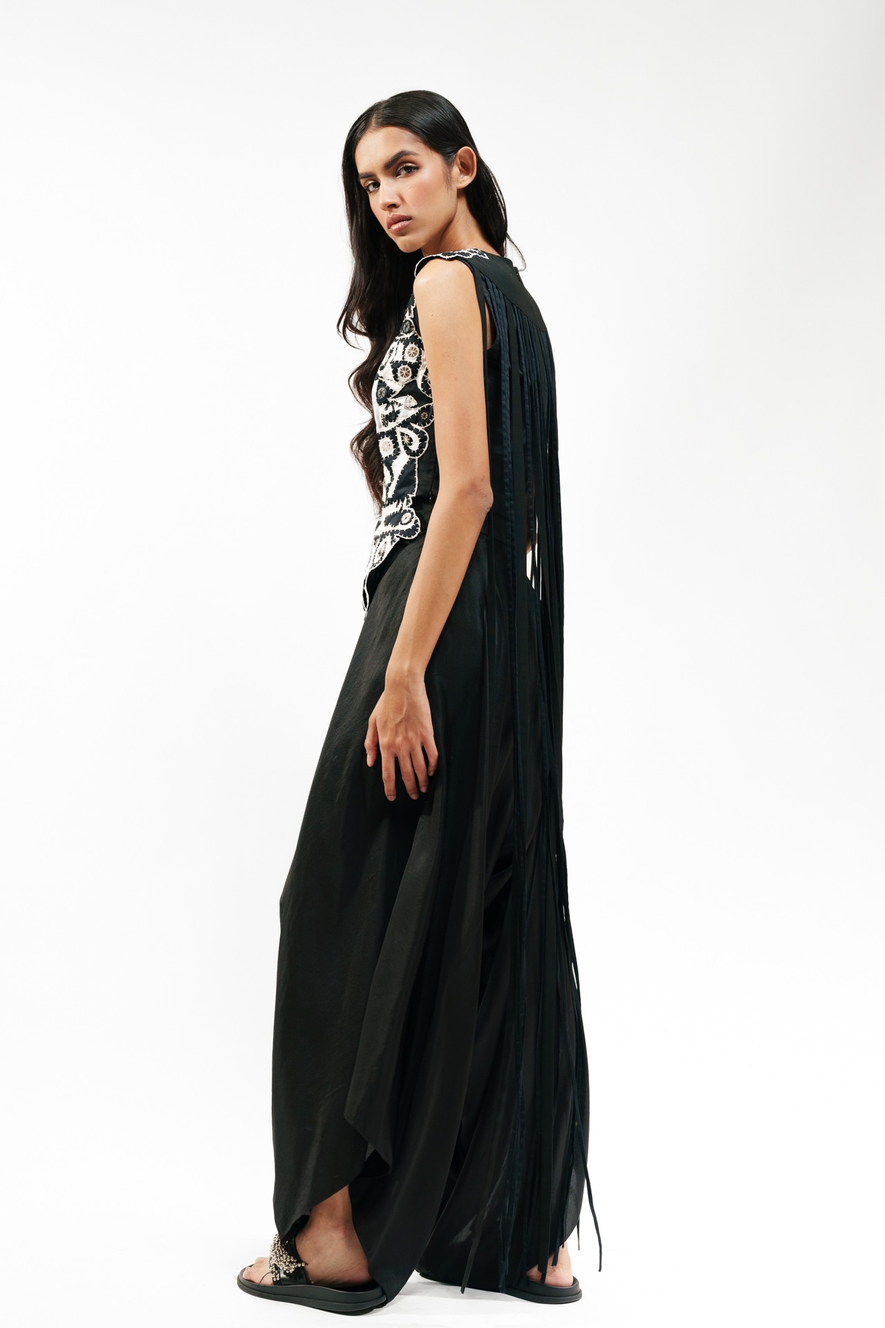 Appliqué Top and Trouser Set