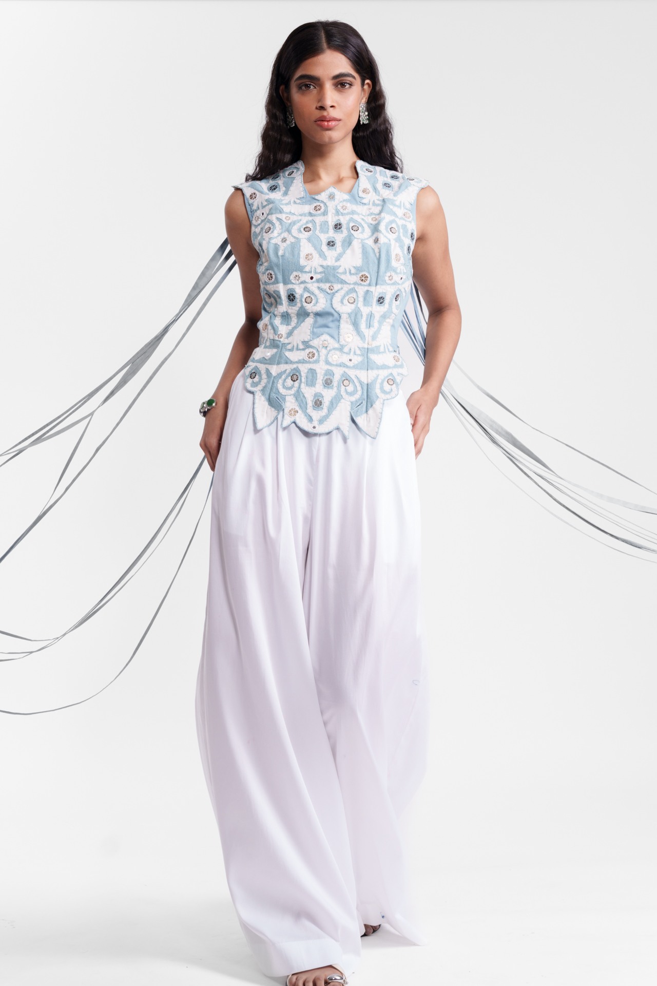 Appliqué Detailed Top