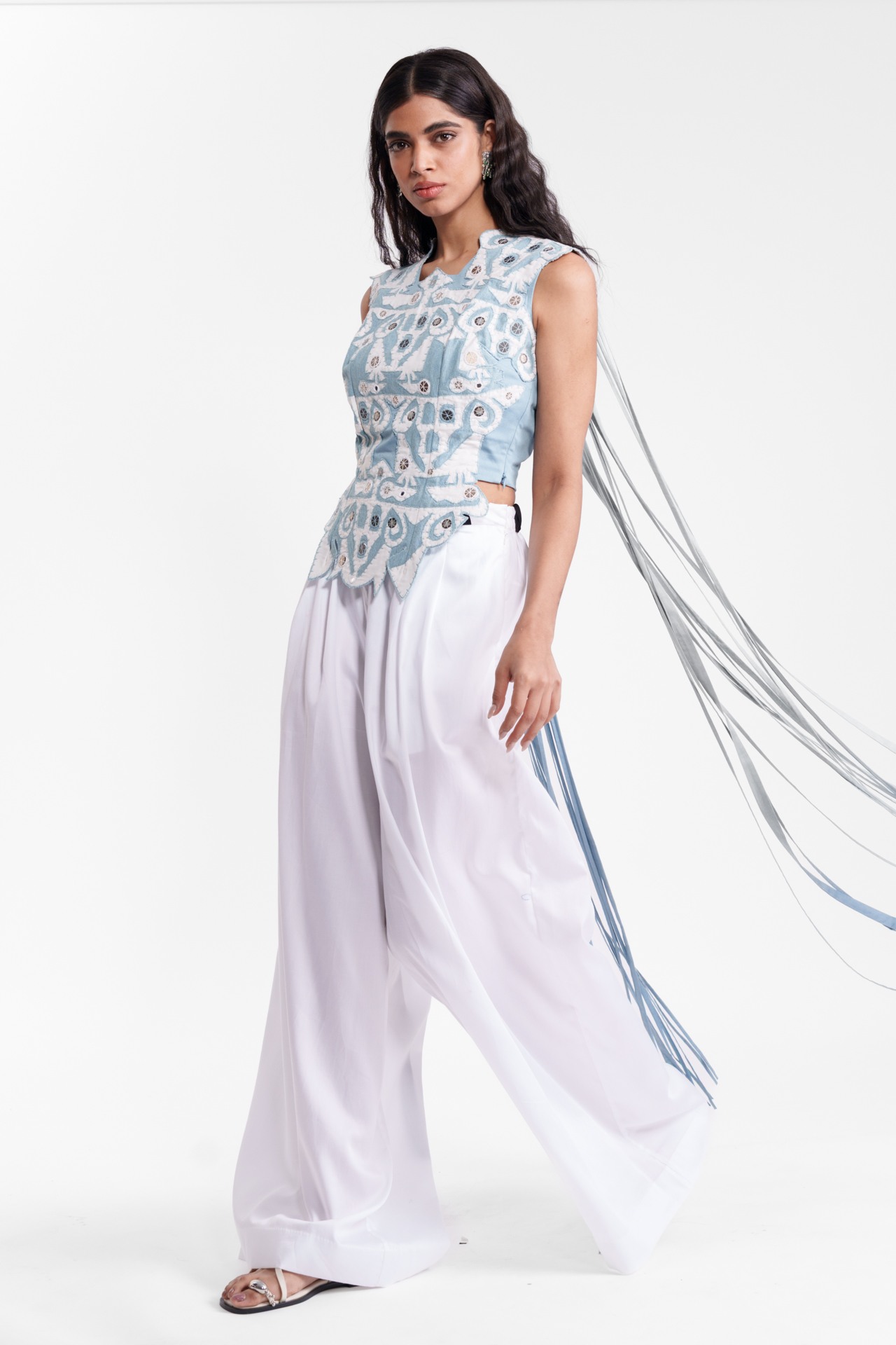 Appliqué Detailed Top