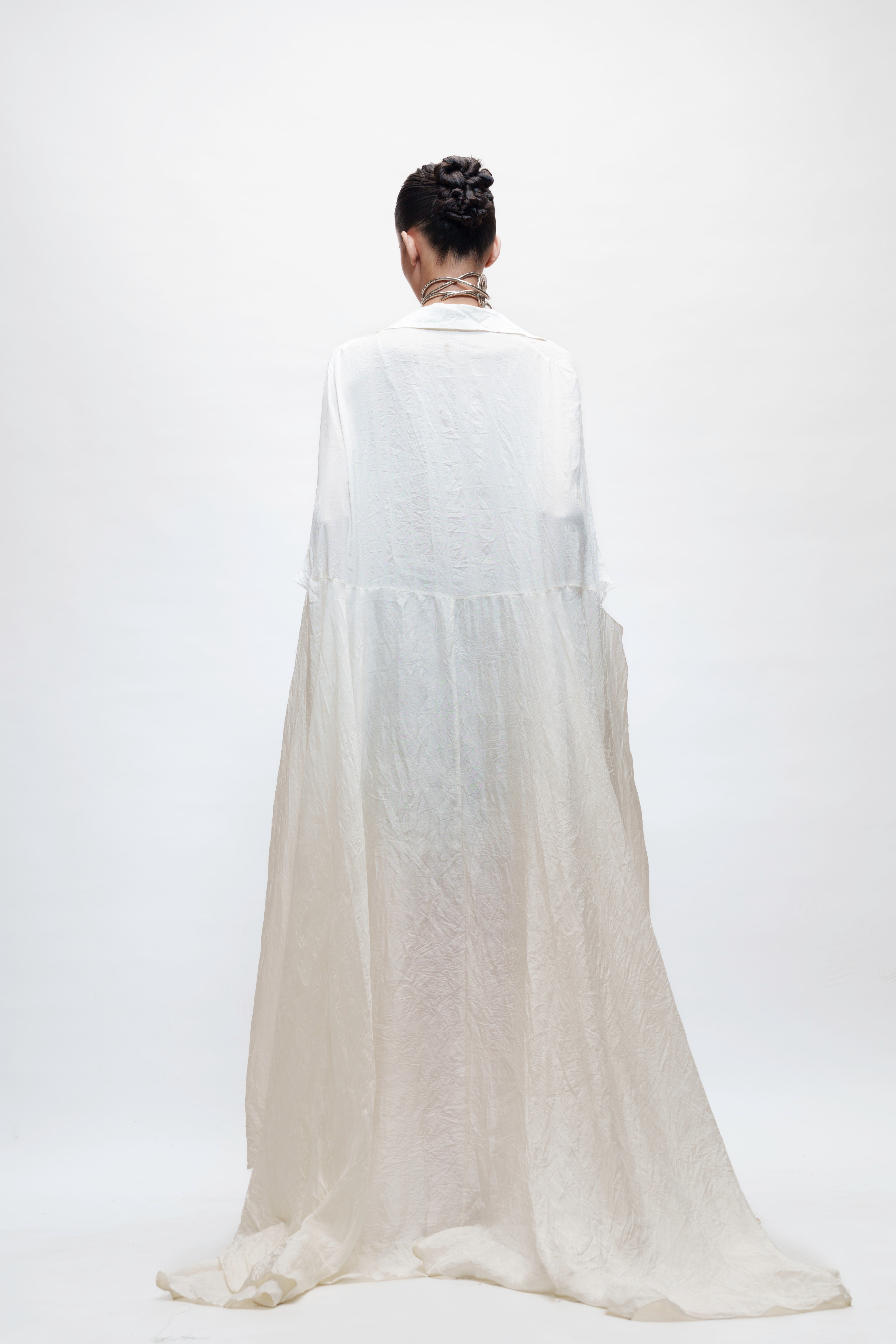 Mirrorwork Skirt with Silk Cape Set