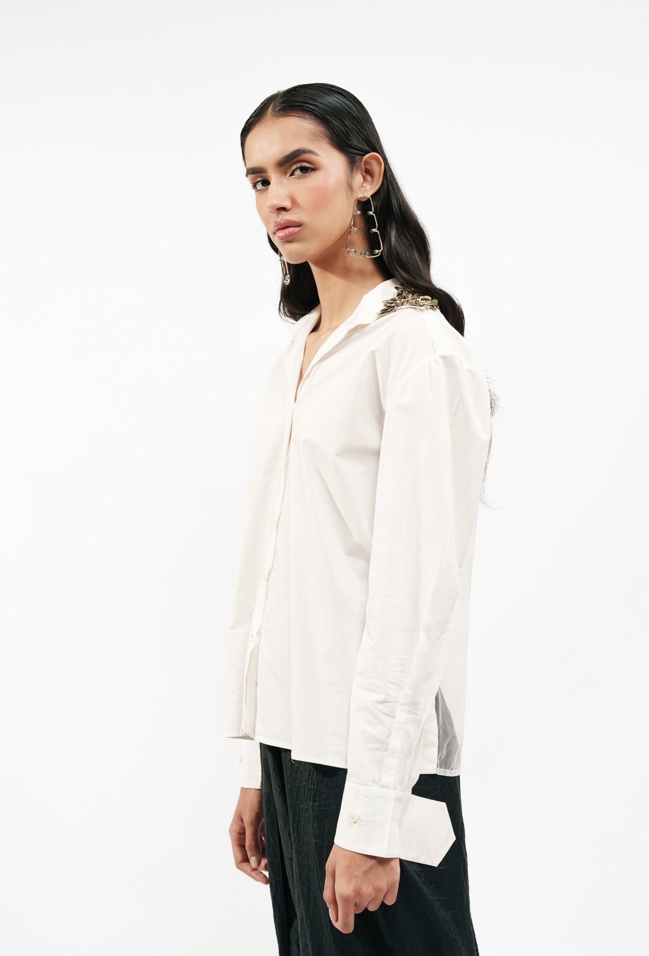 Shirt with Dhoti Pants