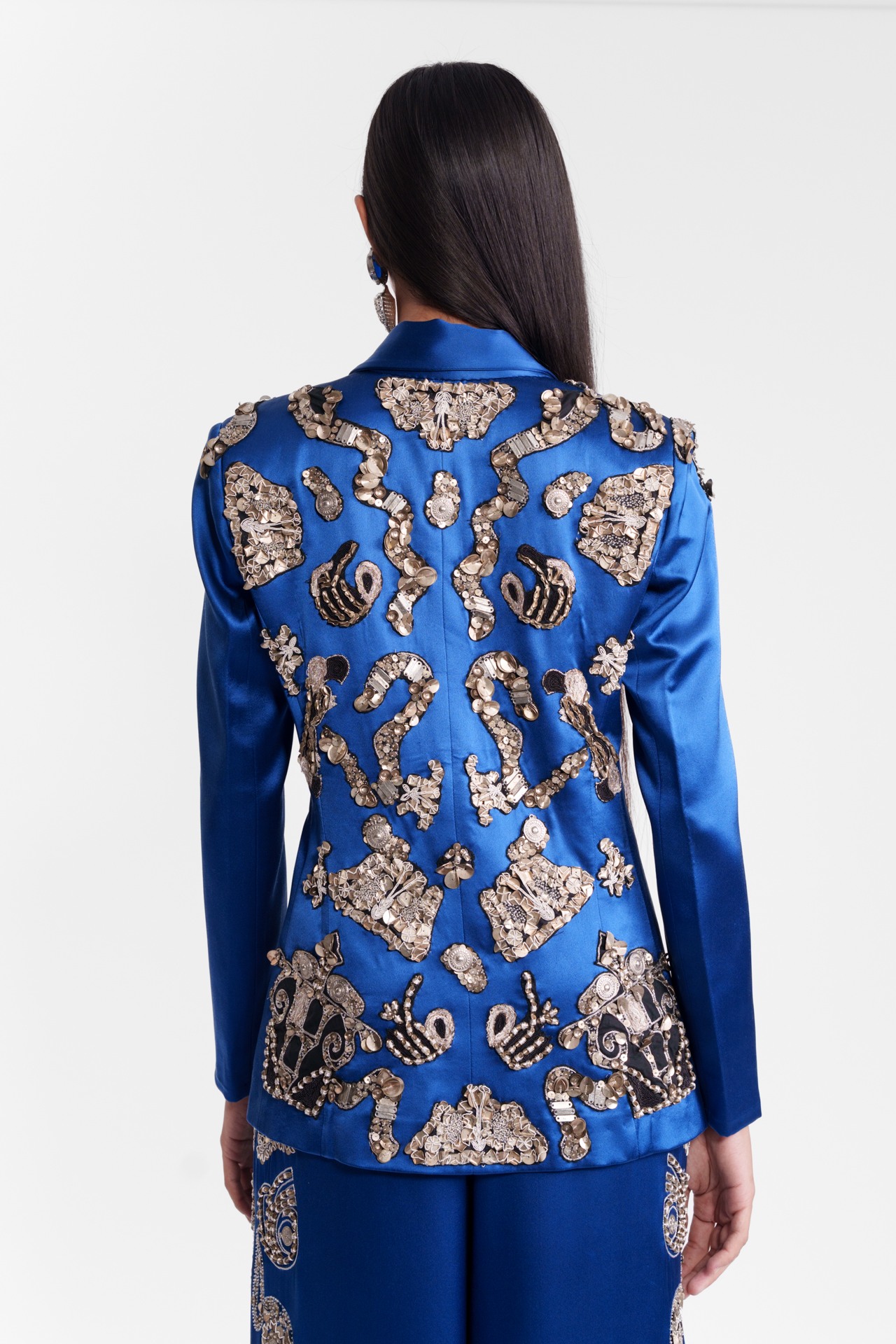 Embroidered Statement Blazer