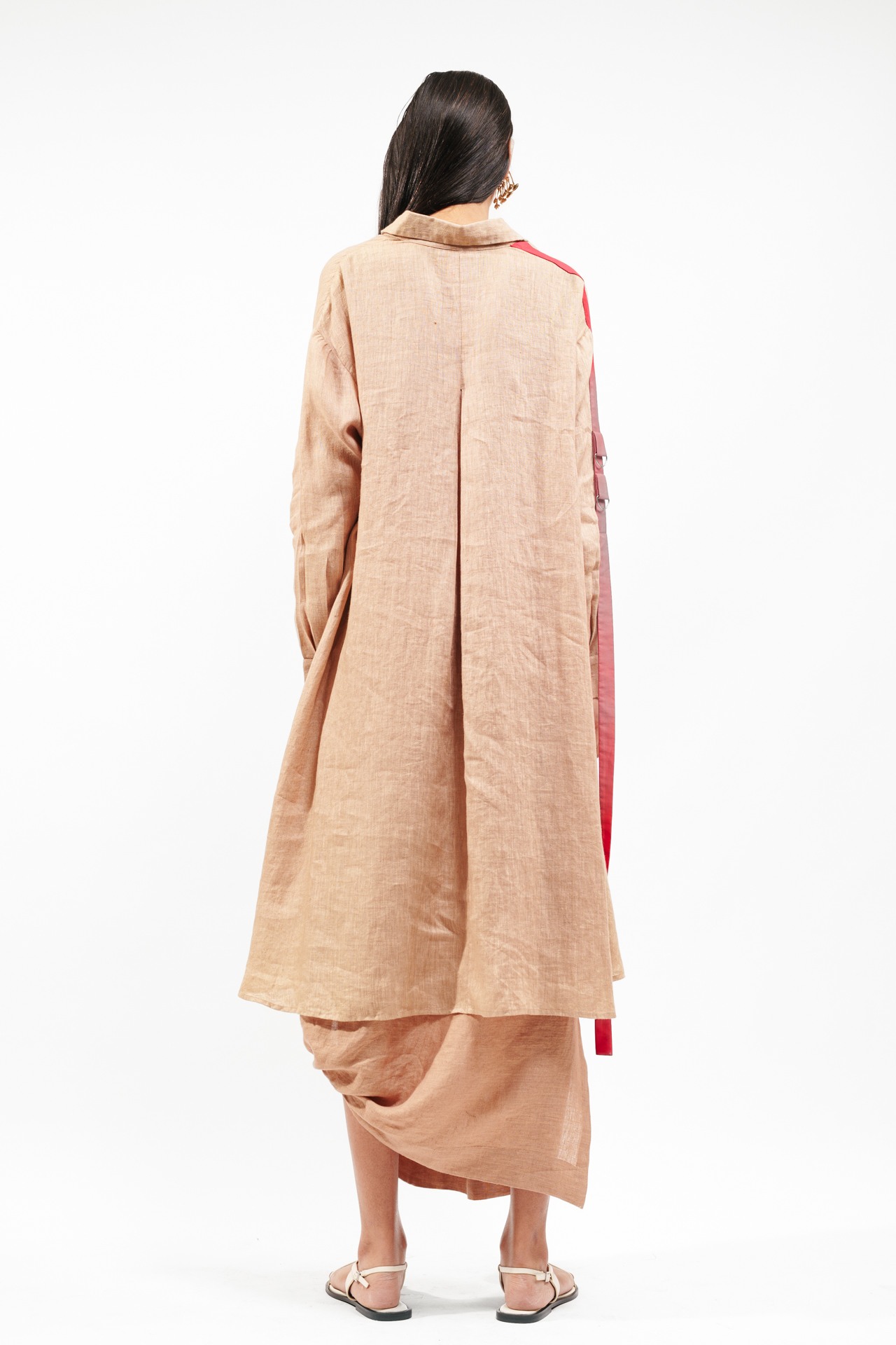 Shirt with Dhoti Skirt