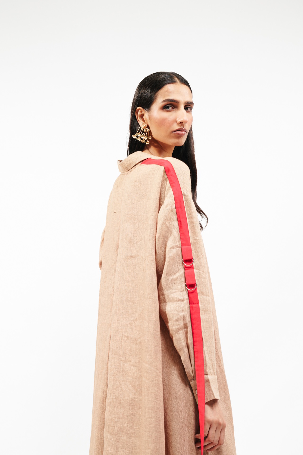 Shirt with Dhoti Skirt