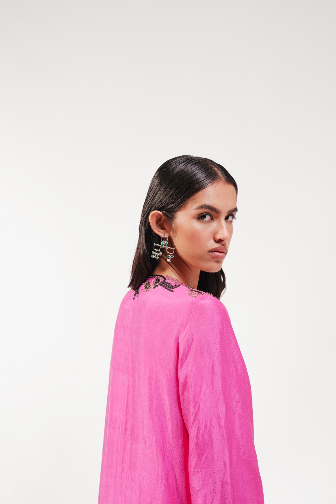 Long Kurta and Trouser Set