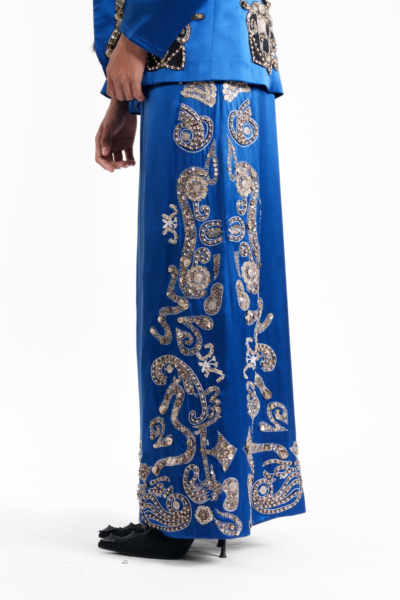 Embroidered Tailored Trouser