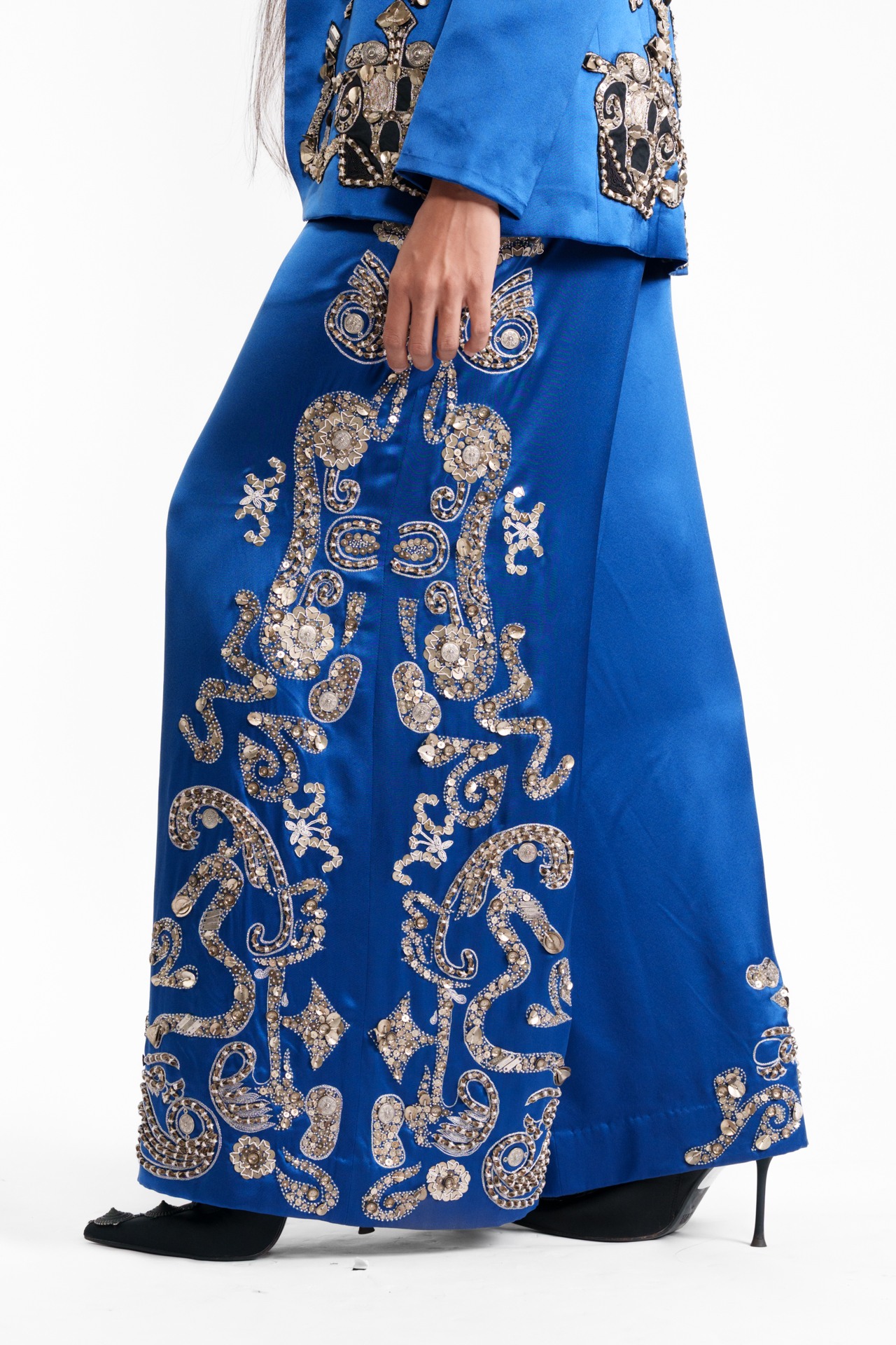 Embroidered Tailored Trouser