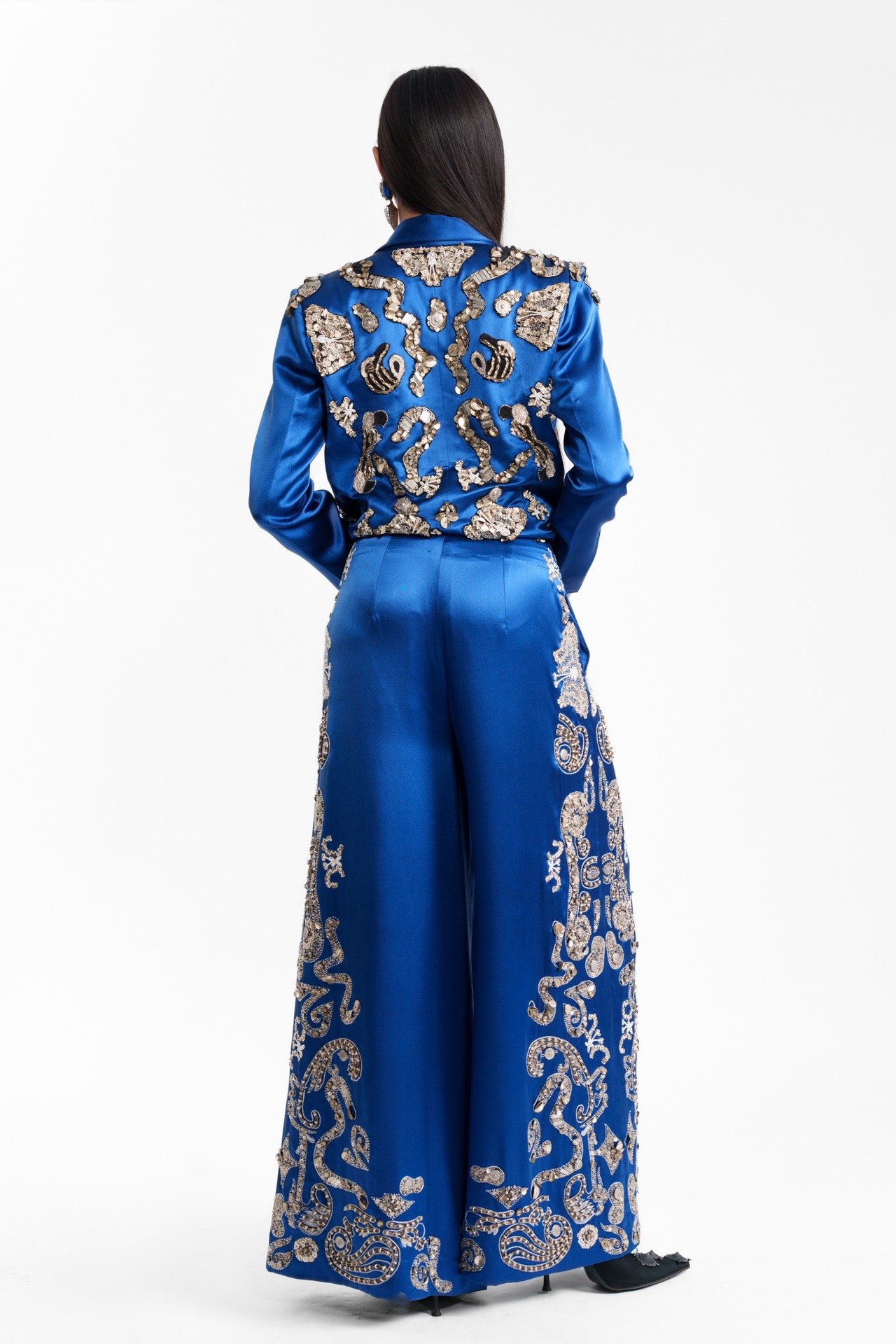 Embroidered Tailored Trouser