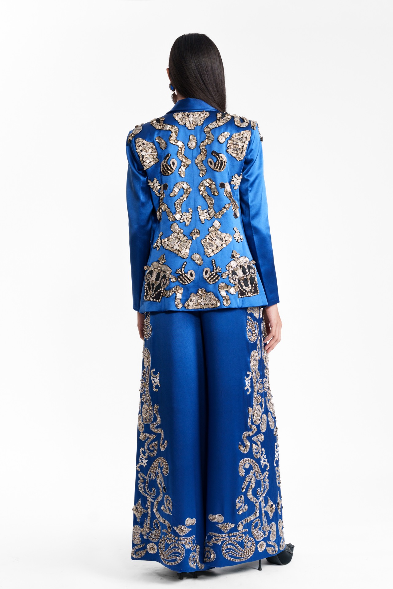 Embroidered Tailored Trouser