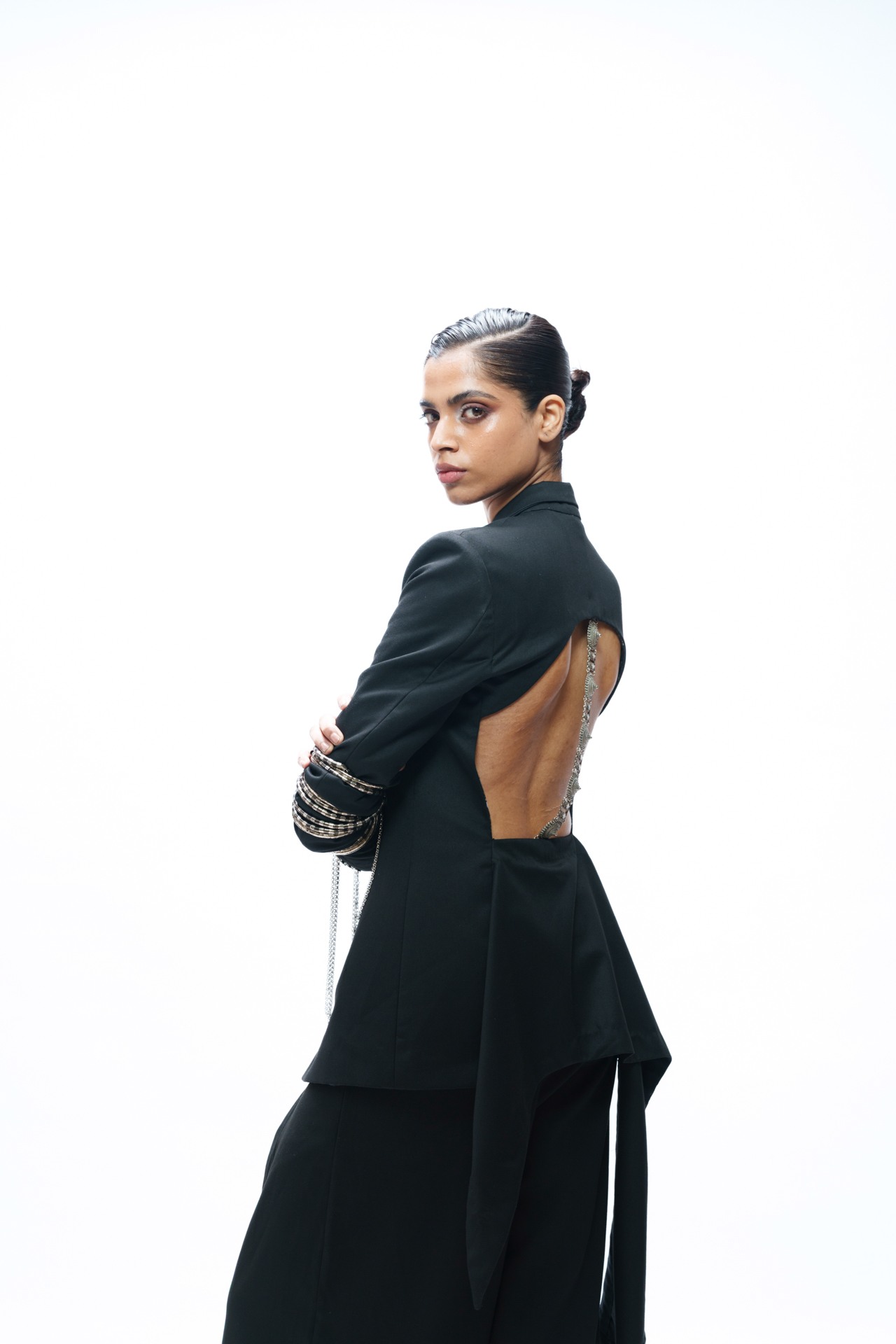 Jewel Highlight Blazer and Trouser Set