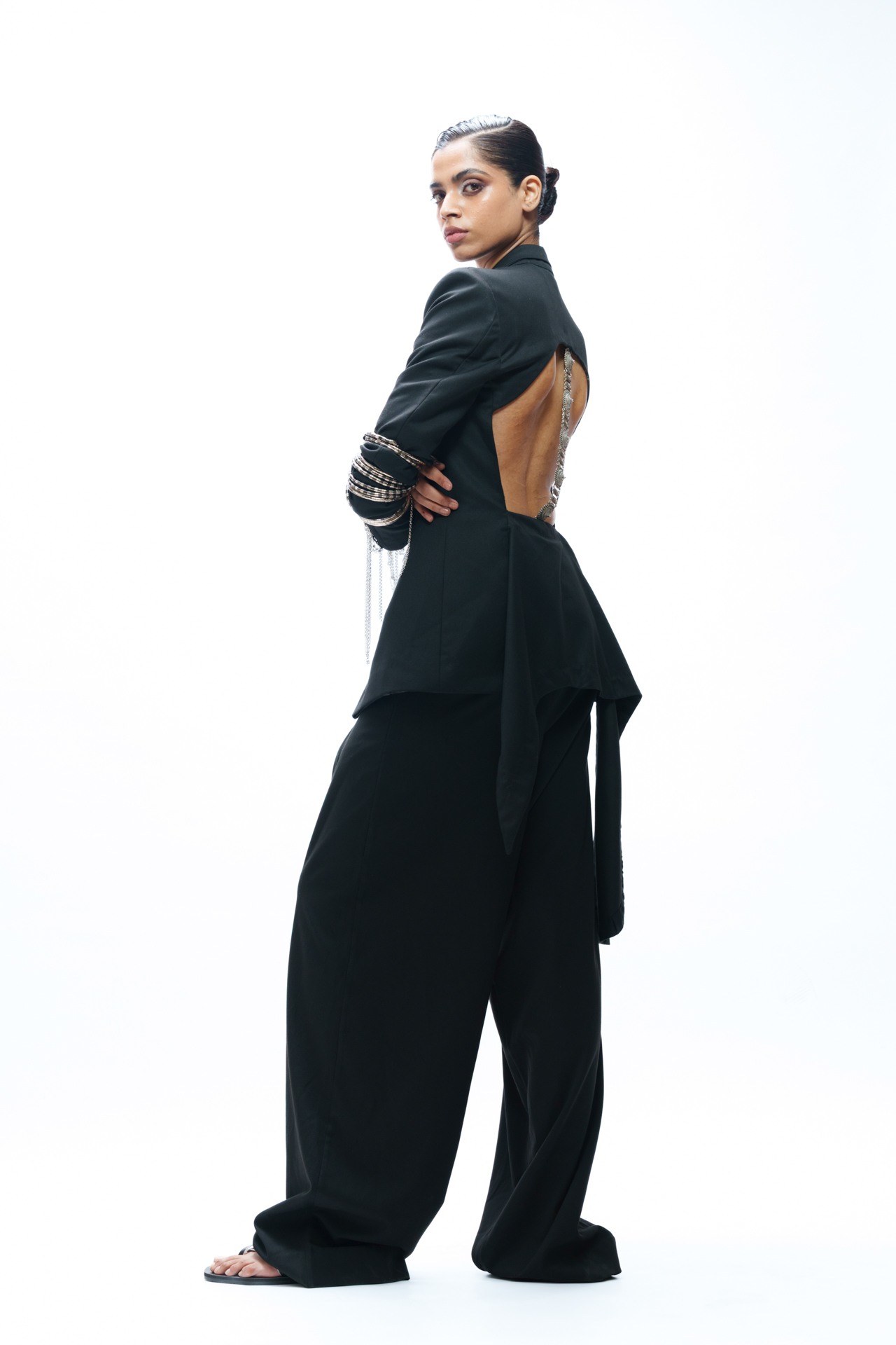 Jewel Highlight Blazer and Trouser Set