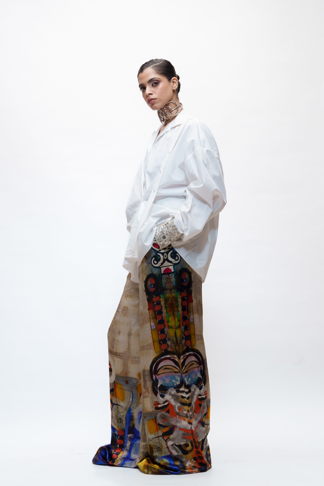 Oversized Shirt with Closure