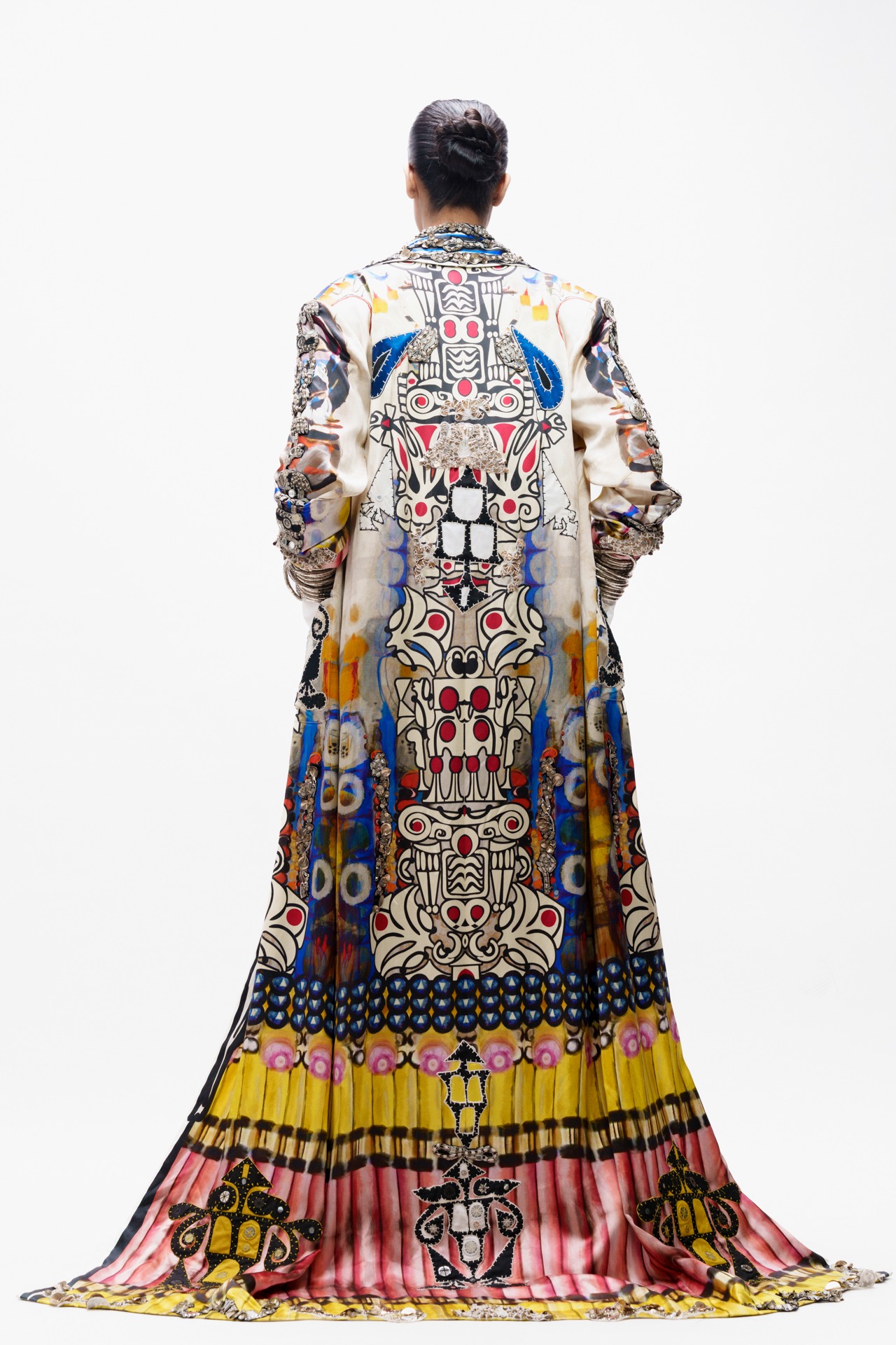 Tribal Printed Long Jacket