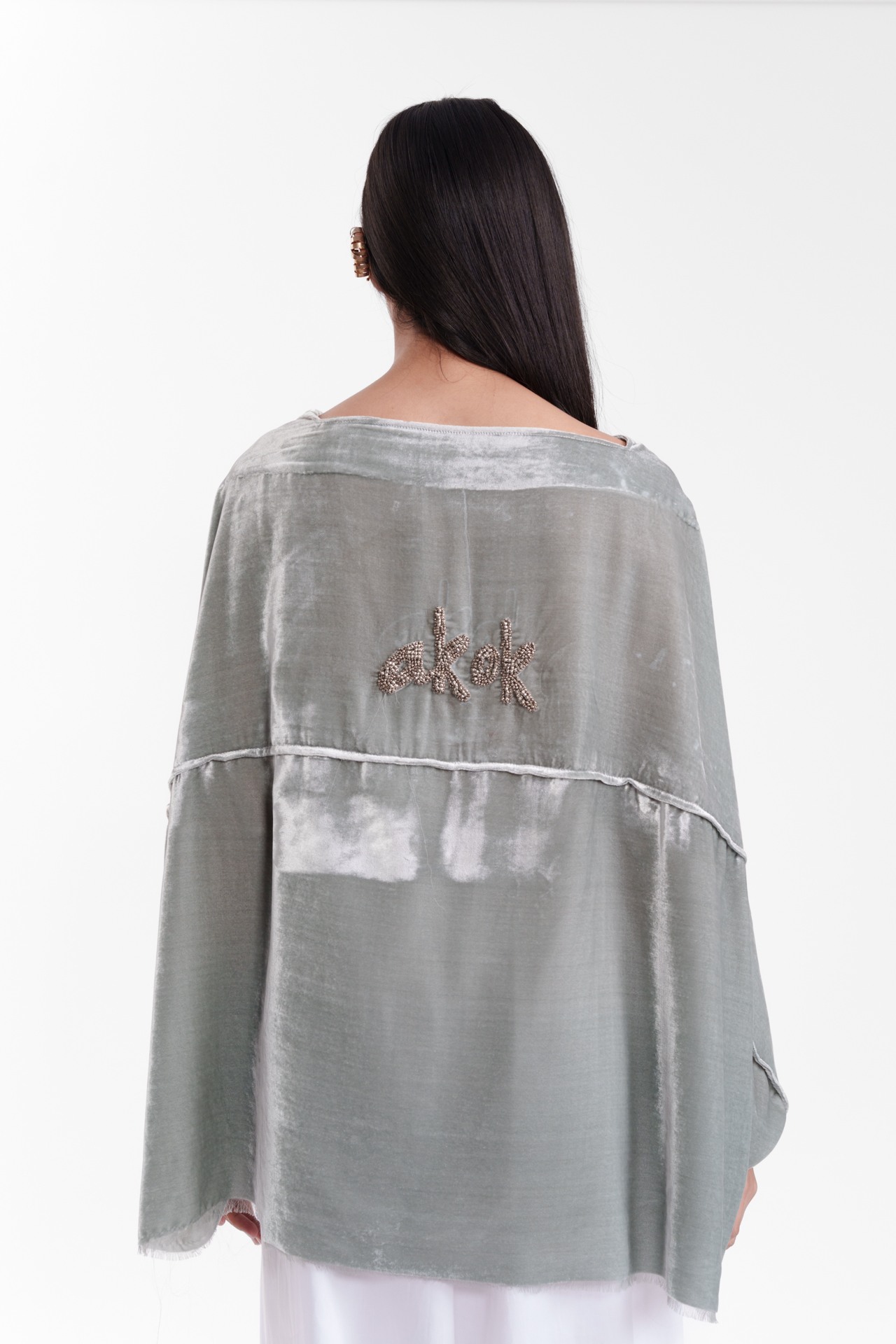 Fluid Draped Statement Jacket