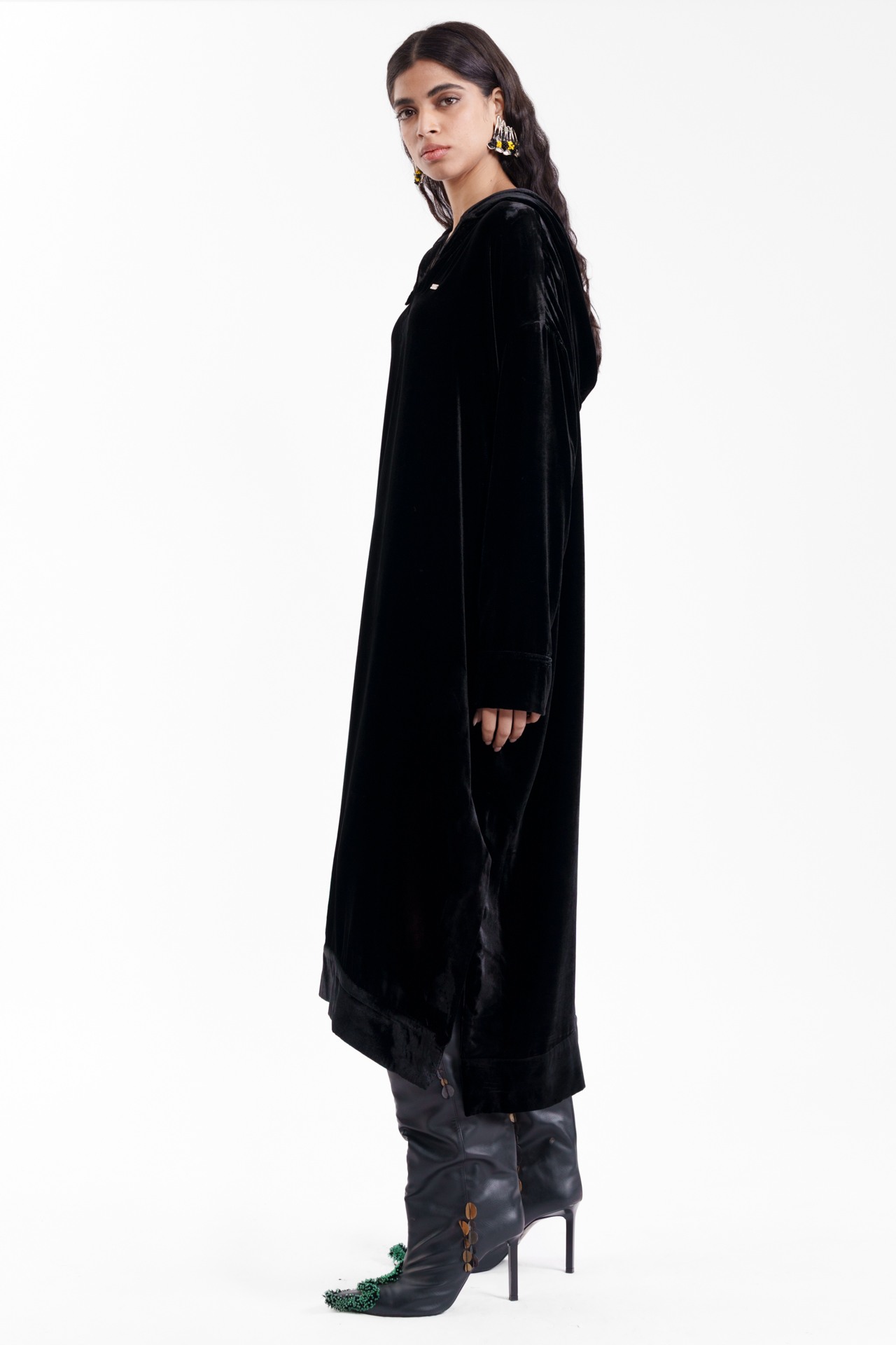 Classic Velvet Black Dress