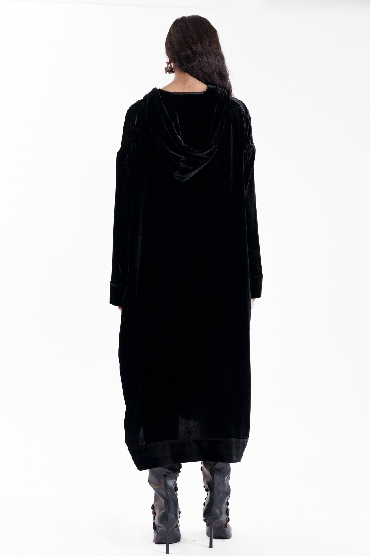 Classic Velvet Black Dress