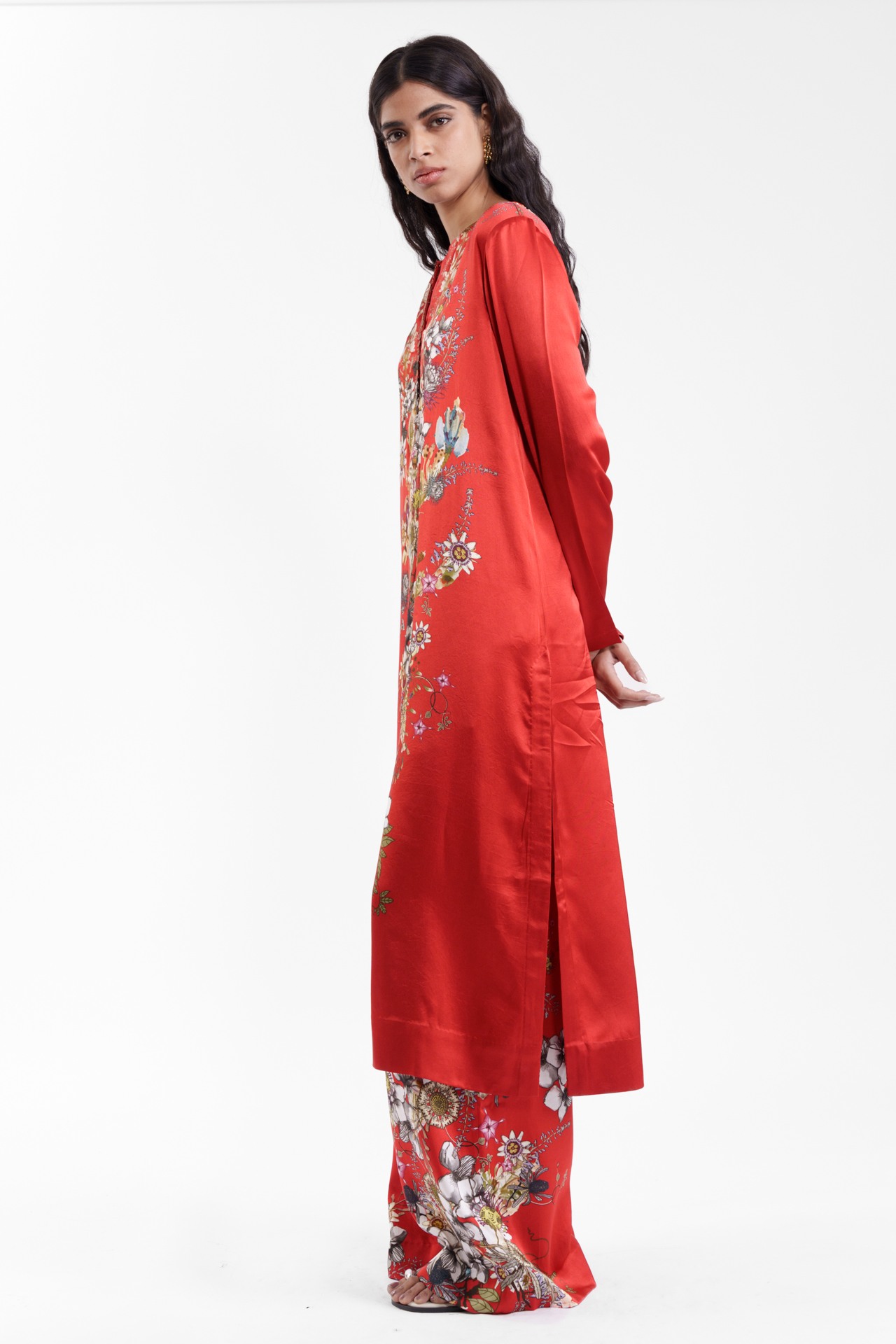 Printed Kurta and Trouser Set