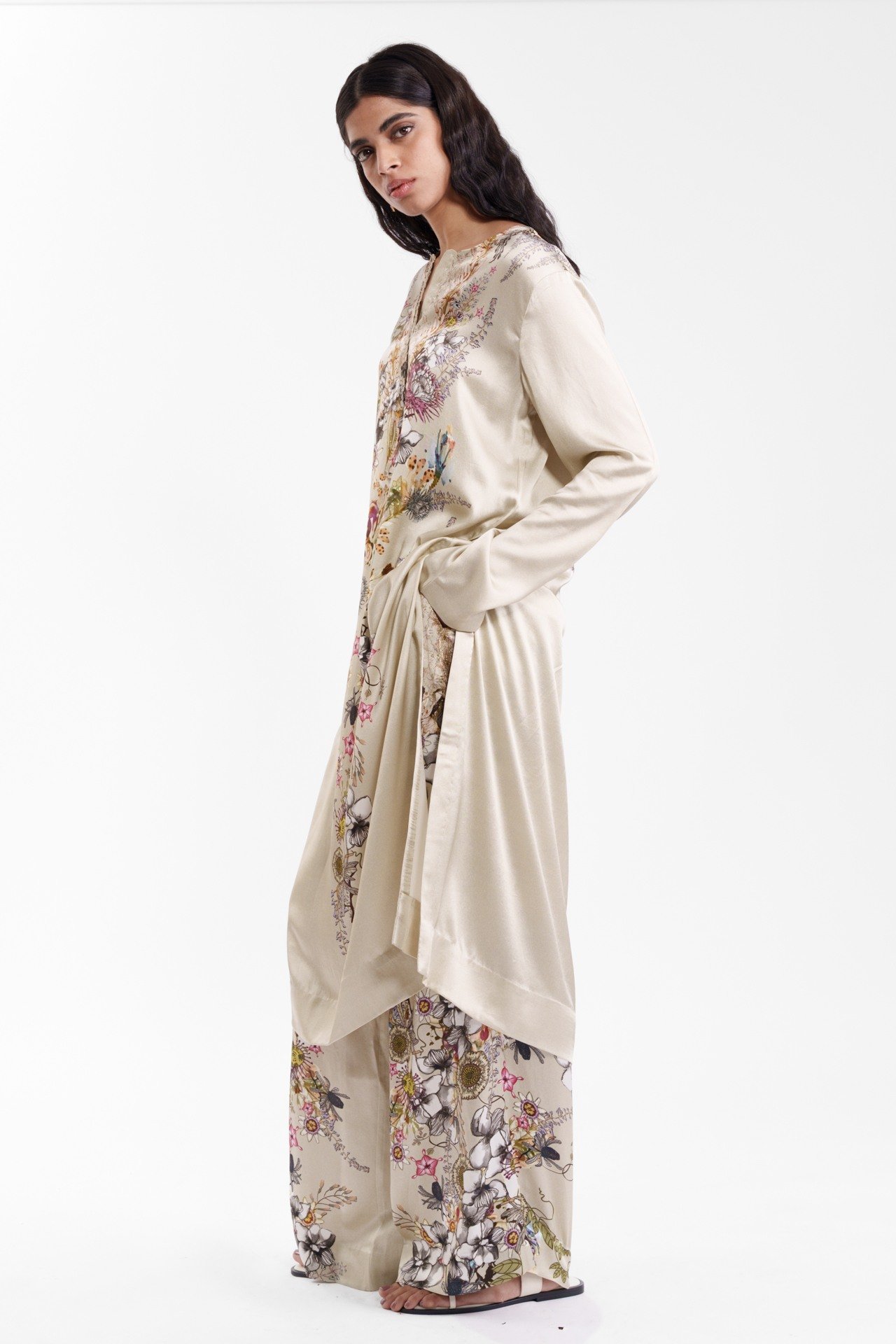 Printed Kurta and Trouser Set