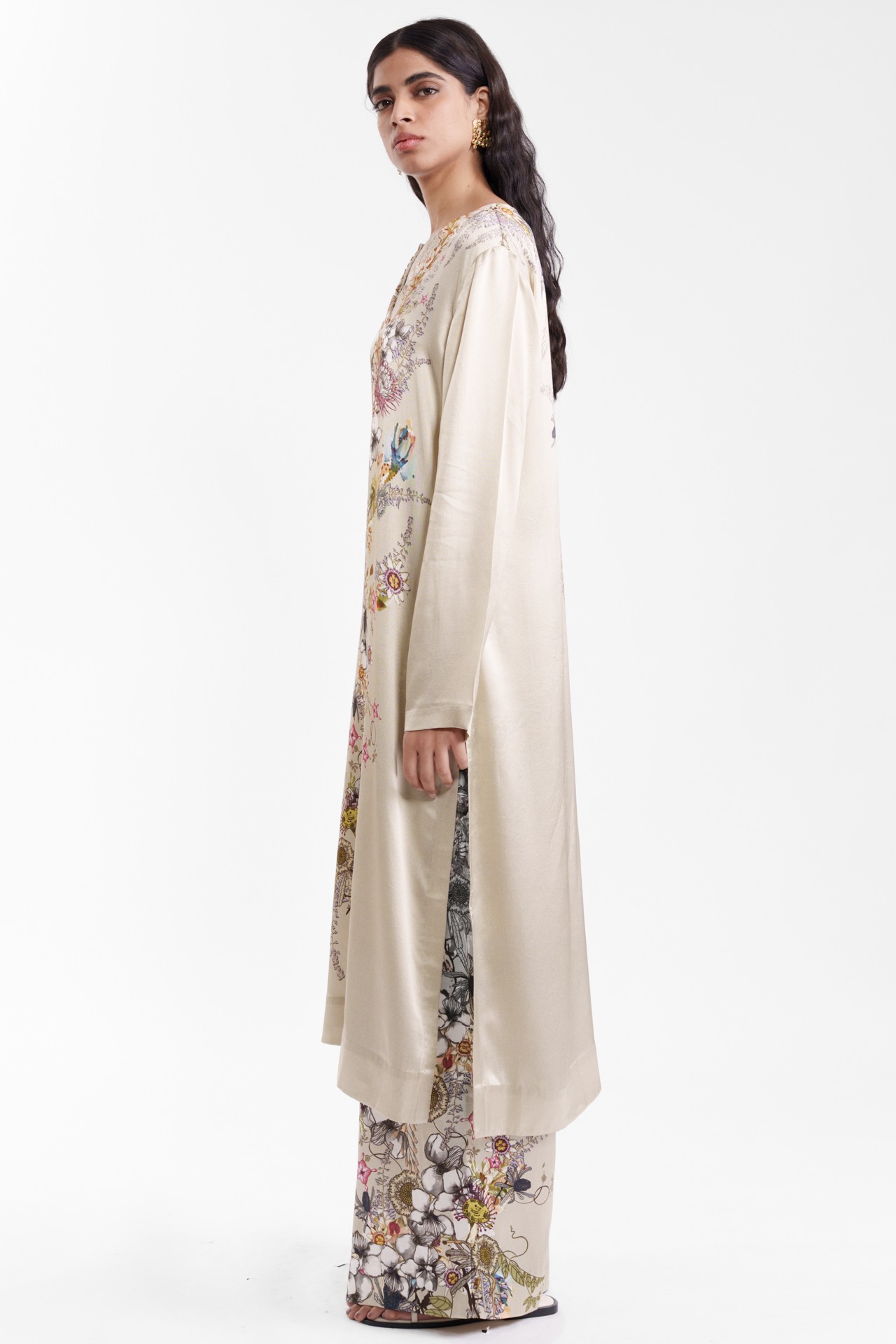 Printed Kurta and Trouser Set