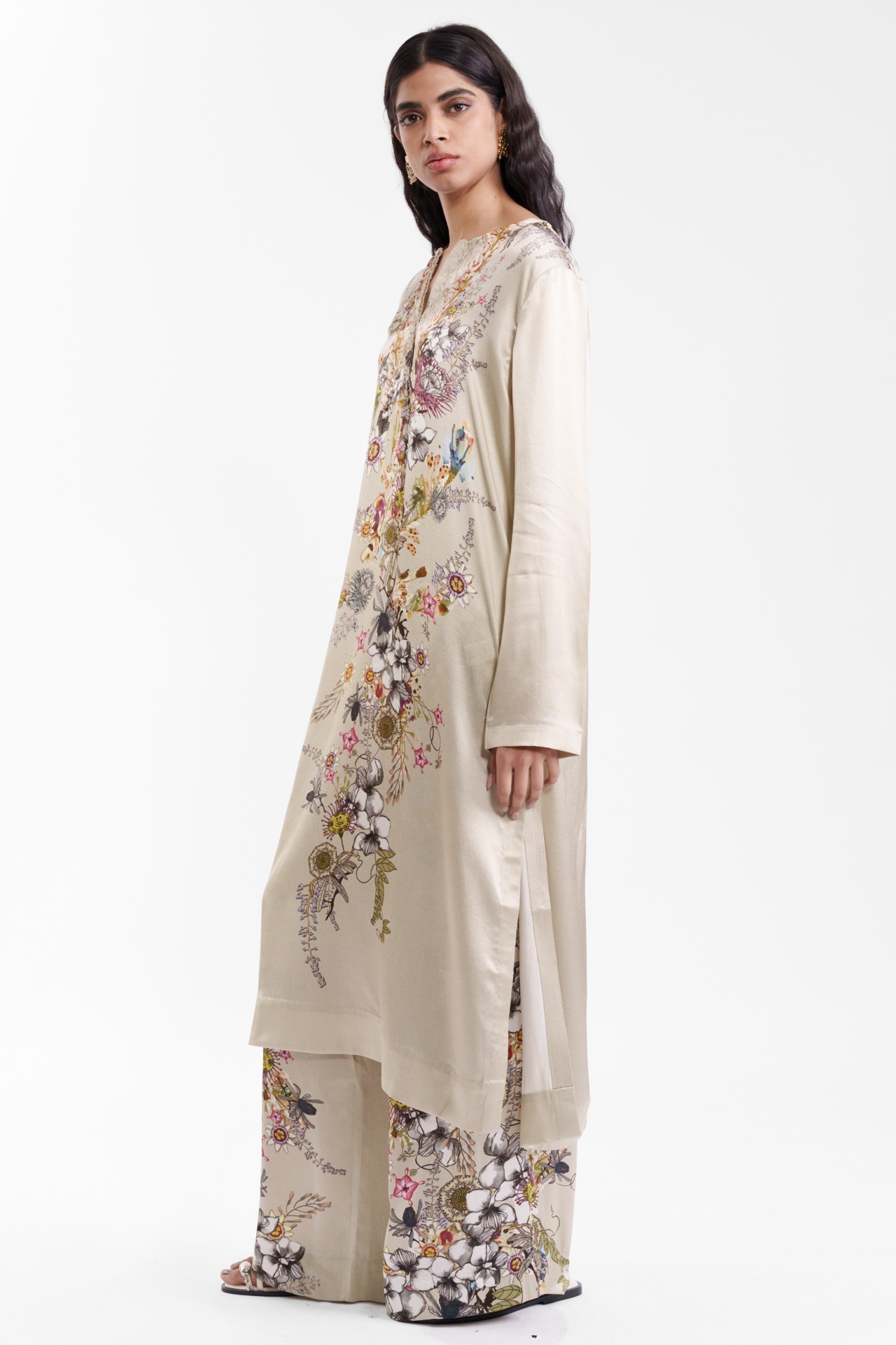 Printed Kurta and Trouser Set
